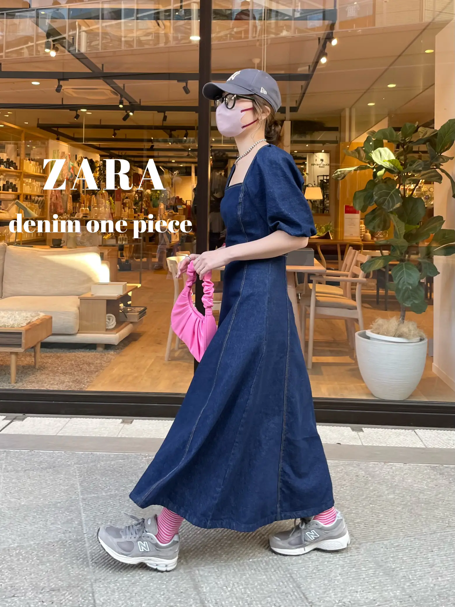 ZARA購入品/可愛すぎるデニムワンピース  💙 | ごっぴーが投稿した ...