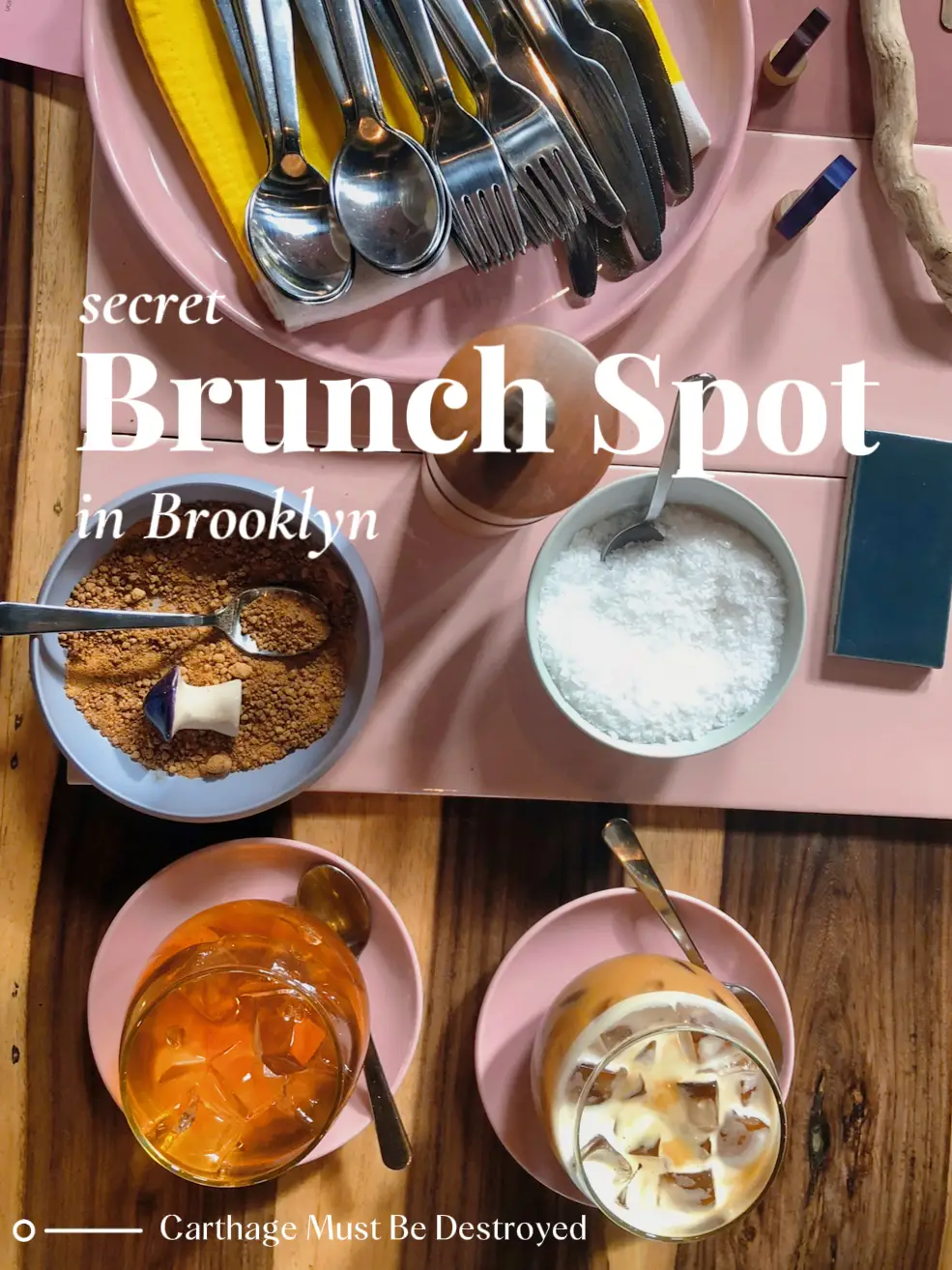 Secret brunch spot in Brooklyn! 🥬🥯☕️'s images