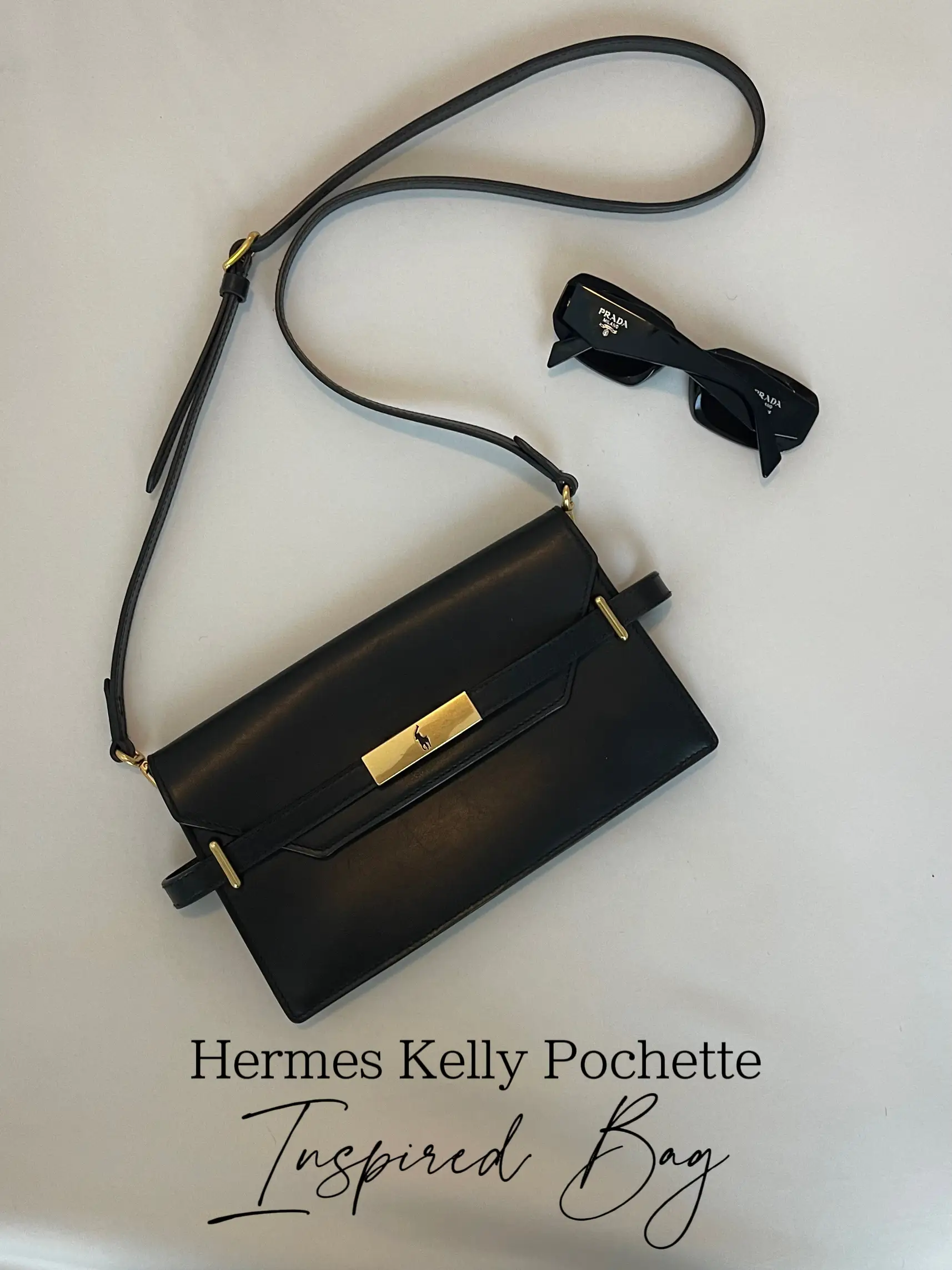 hermes kelly pochette with strap