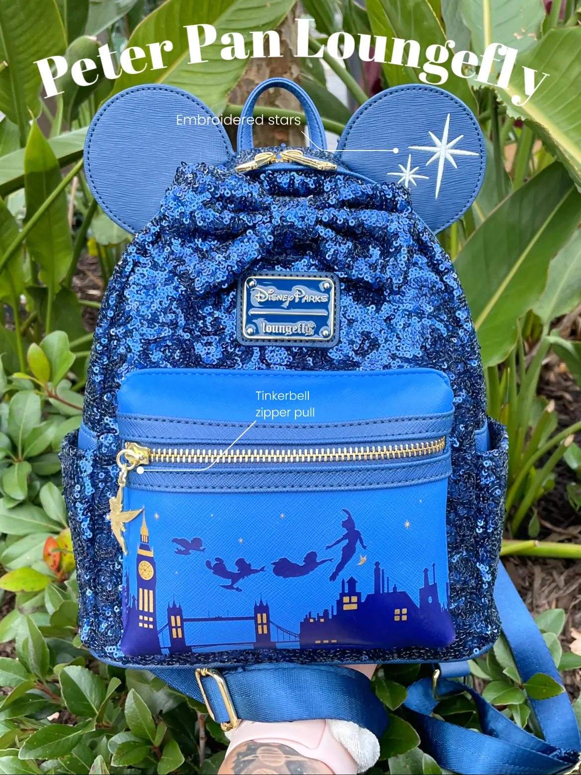 Loungefly Disney Peter Pan outlet Sequin Main Attraction Mini Backpack