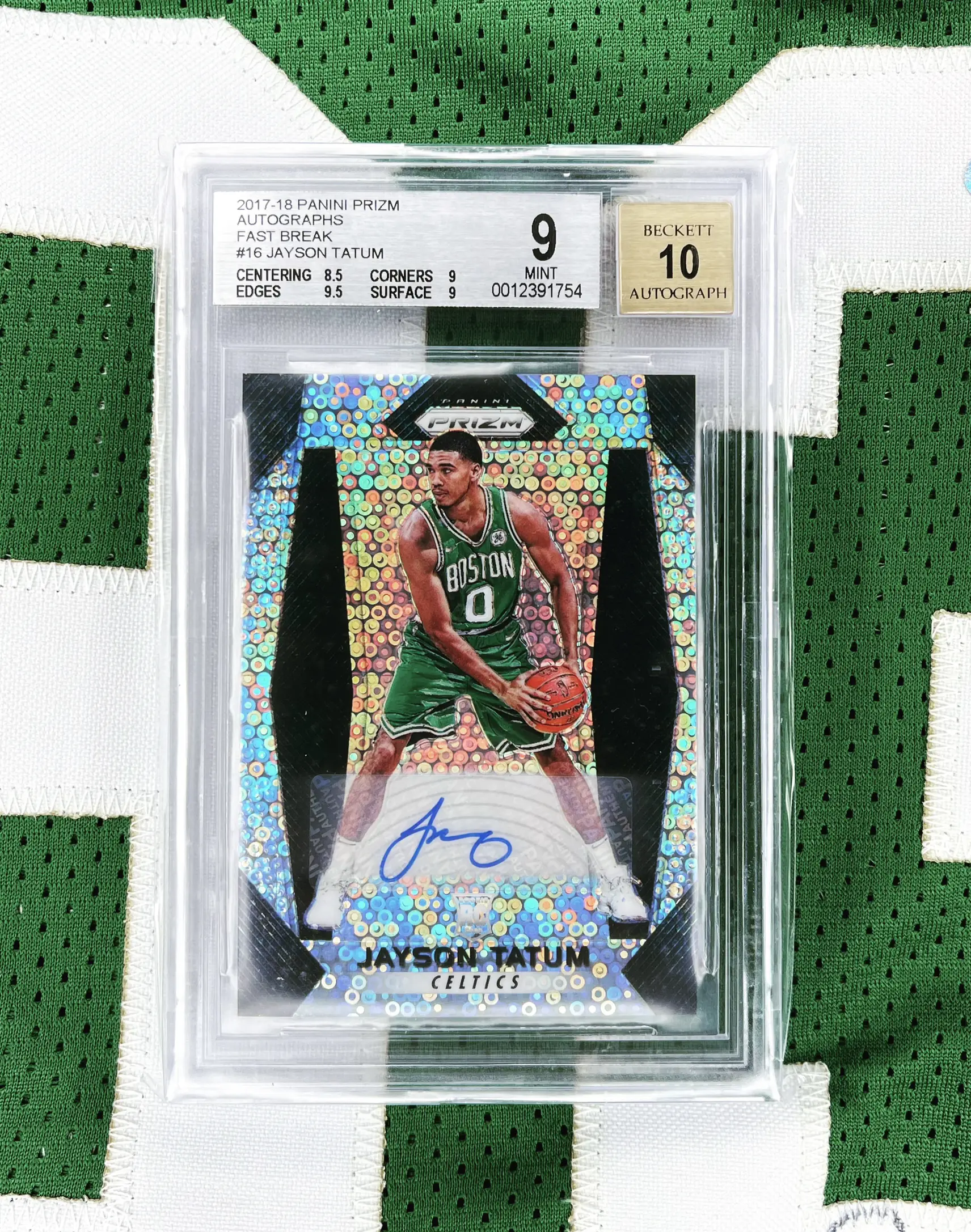 Lids Jayson Tatum Boston Celtics Autographed 2017-18 Panini