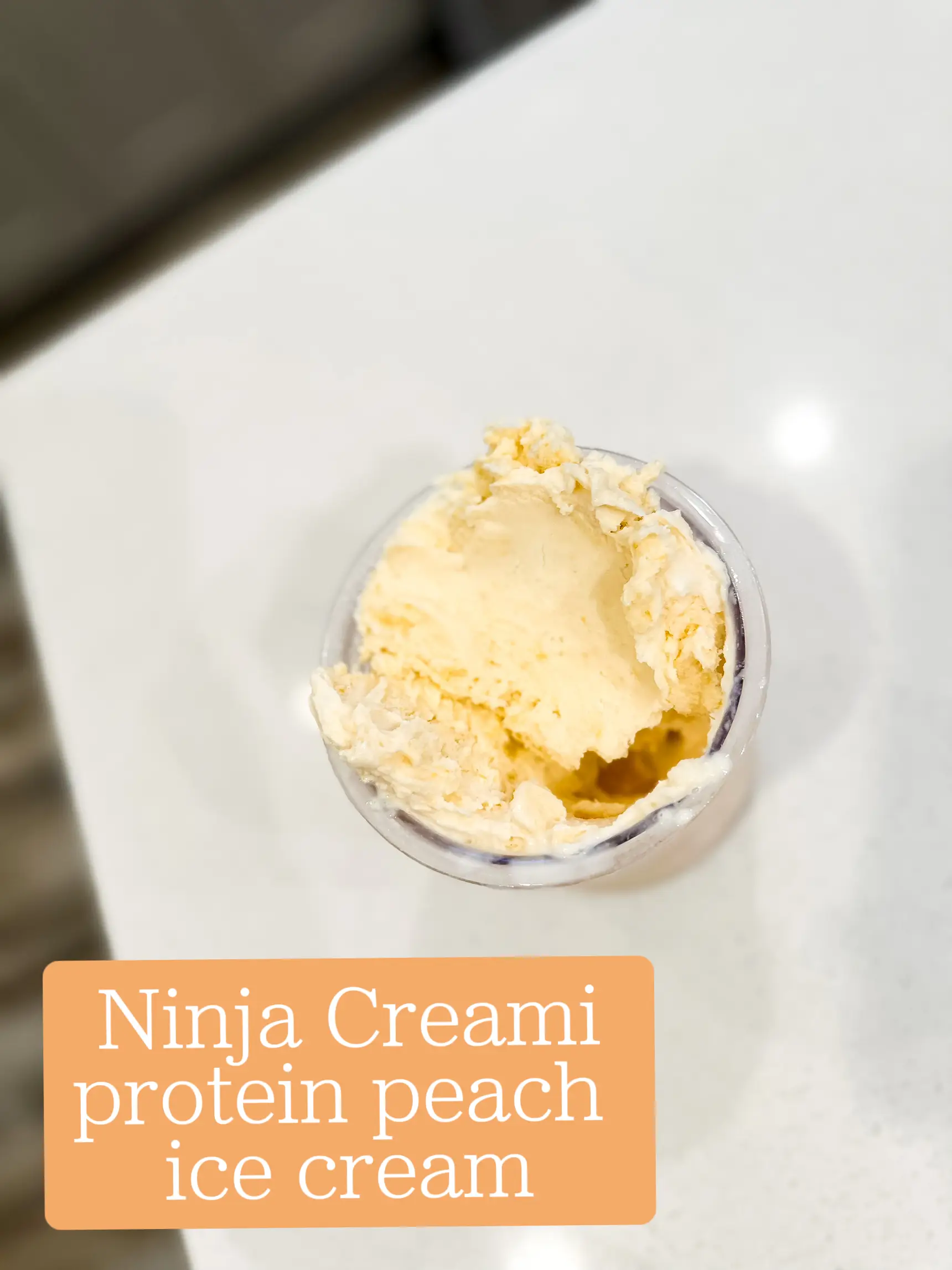 Ninja Creami Peach Ice Cream Recipe - The Top Meal