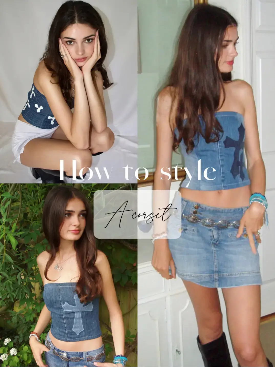 HOW TO WEAR A CORSET! 5 WAYS TO STYLE THE BUSTIER TREND! Add fun and  elevate your everyday outfit! 