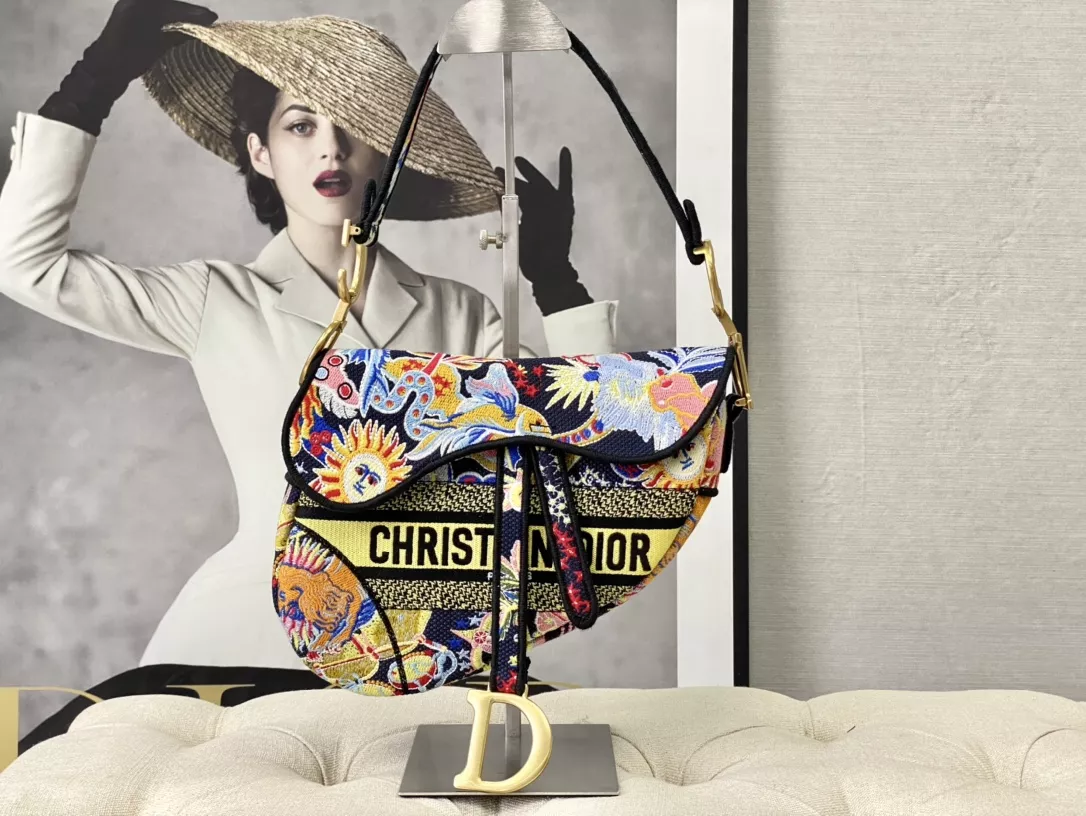 Dior bob marley online saddle bag