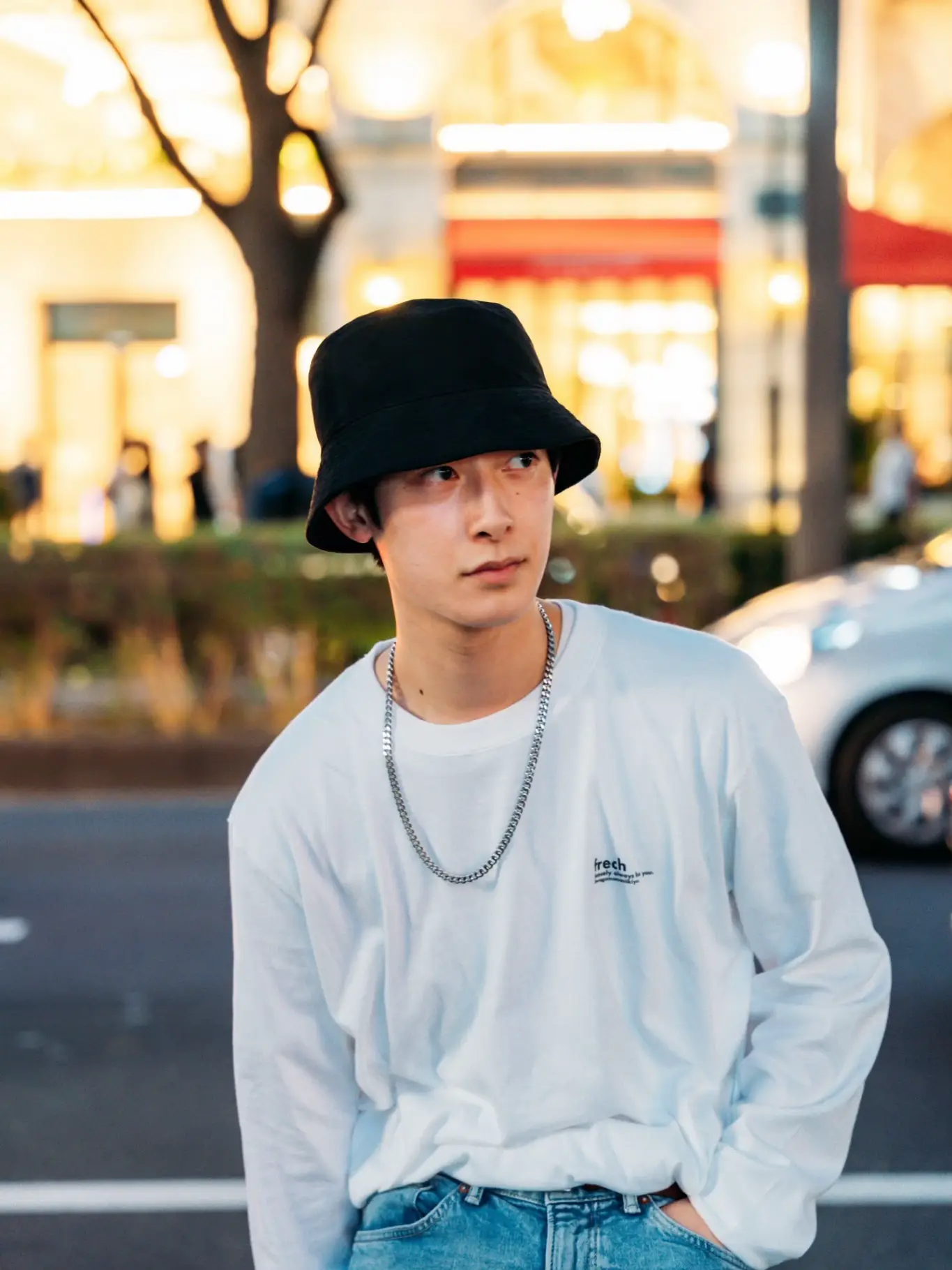 新品✨CANAL JEAN choiceノーカラーデニムブルゾン ユニセックス