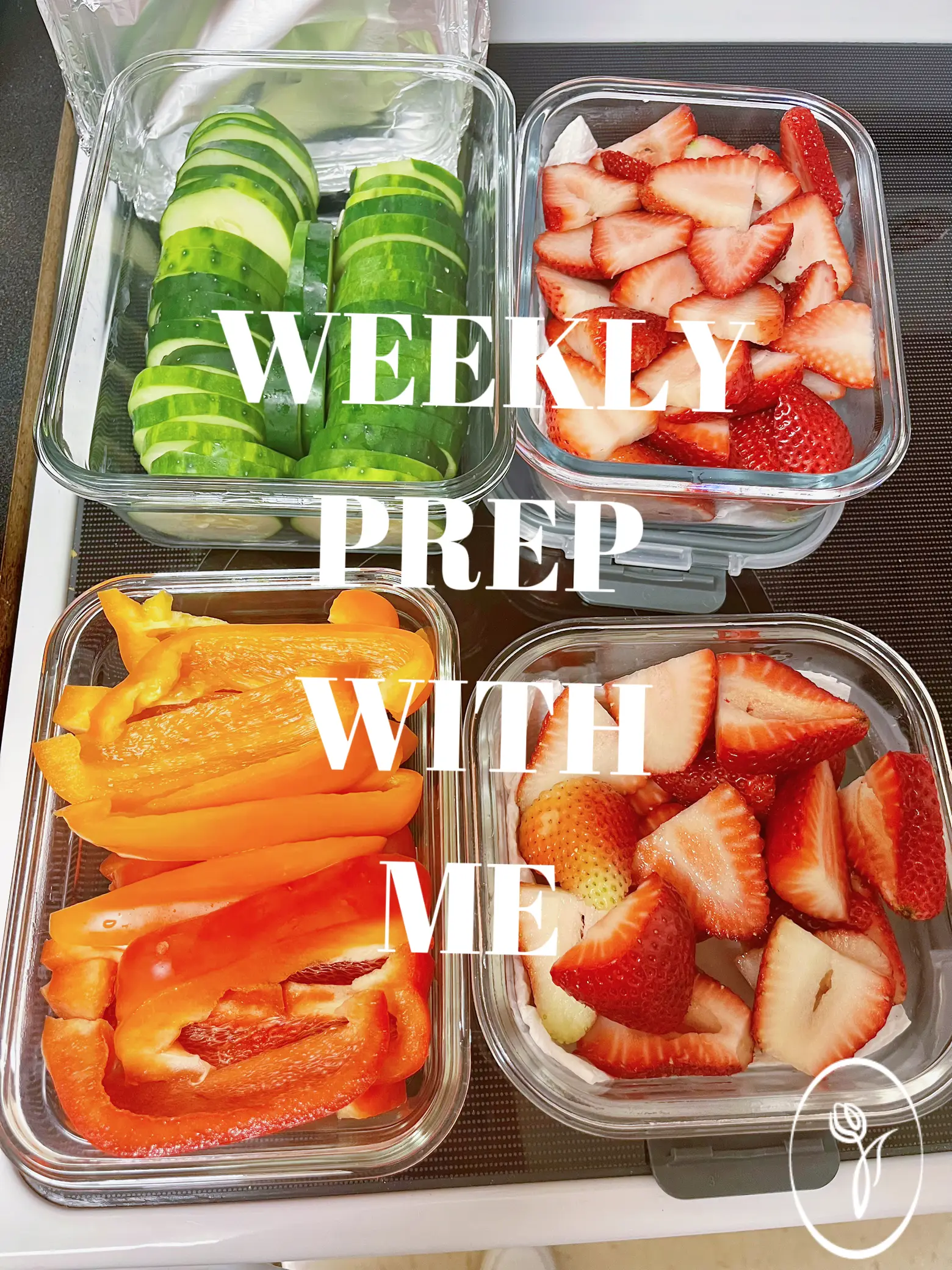 FRUIT & VEGGIE PREP, Prep with Me!