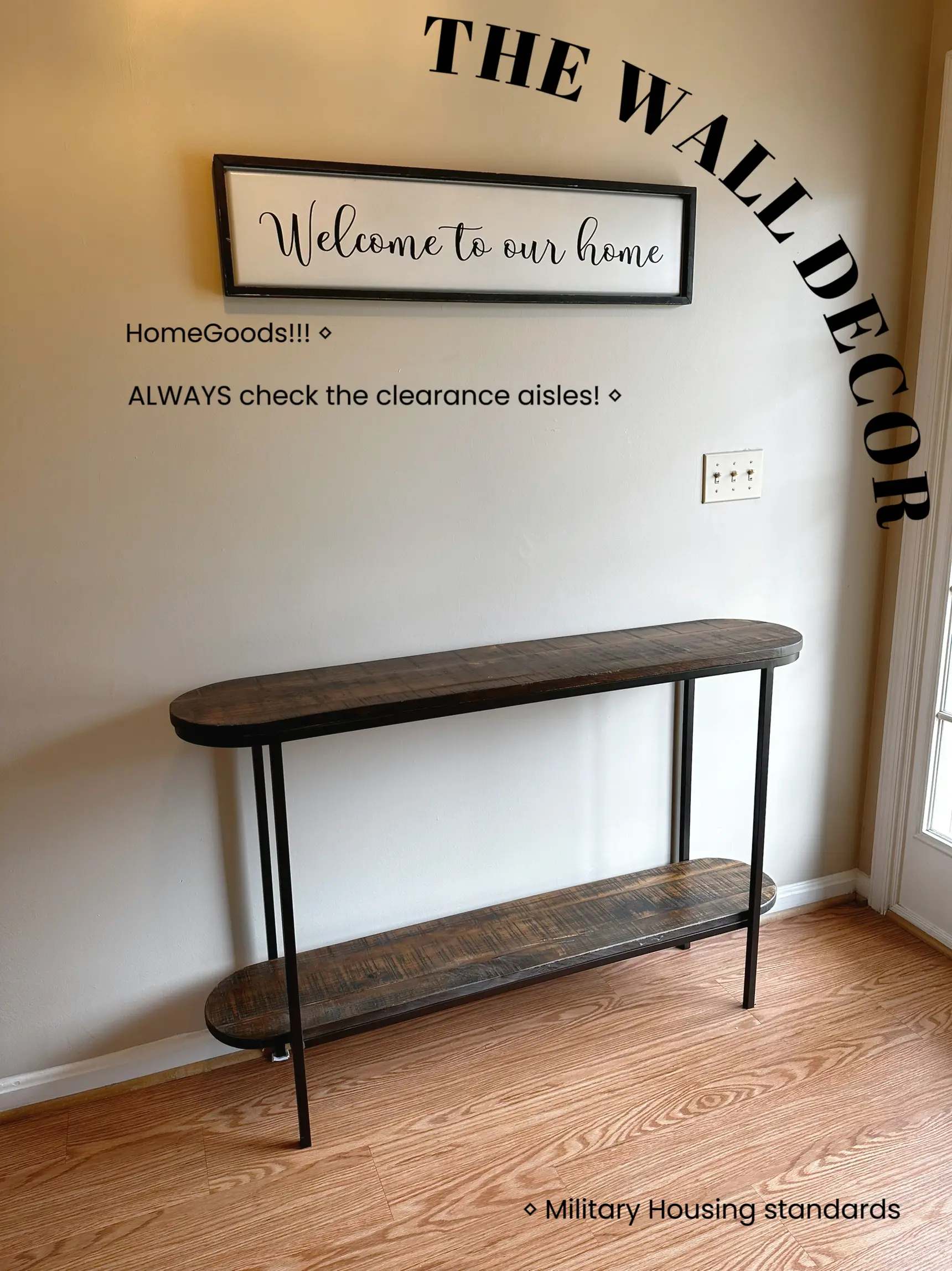 Homegoods deals console table