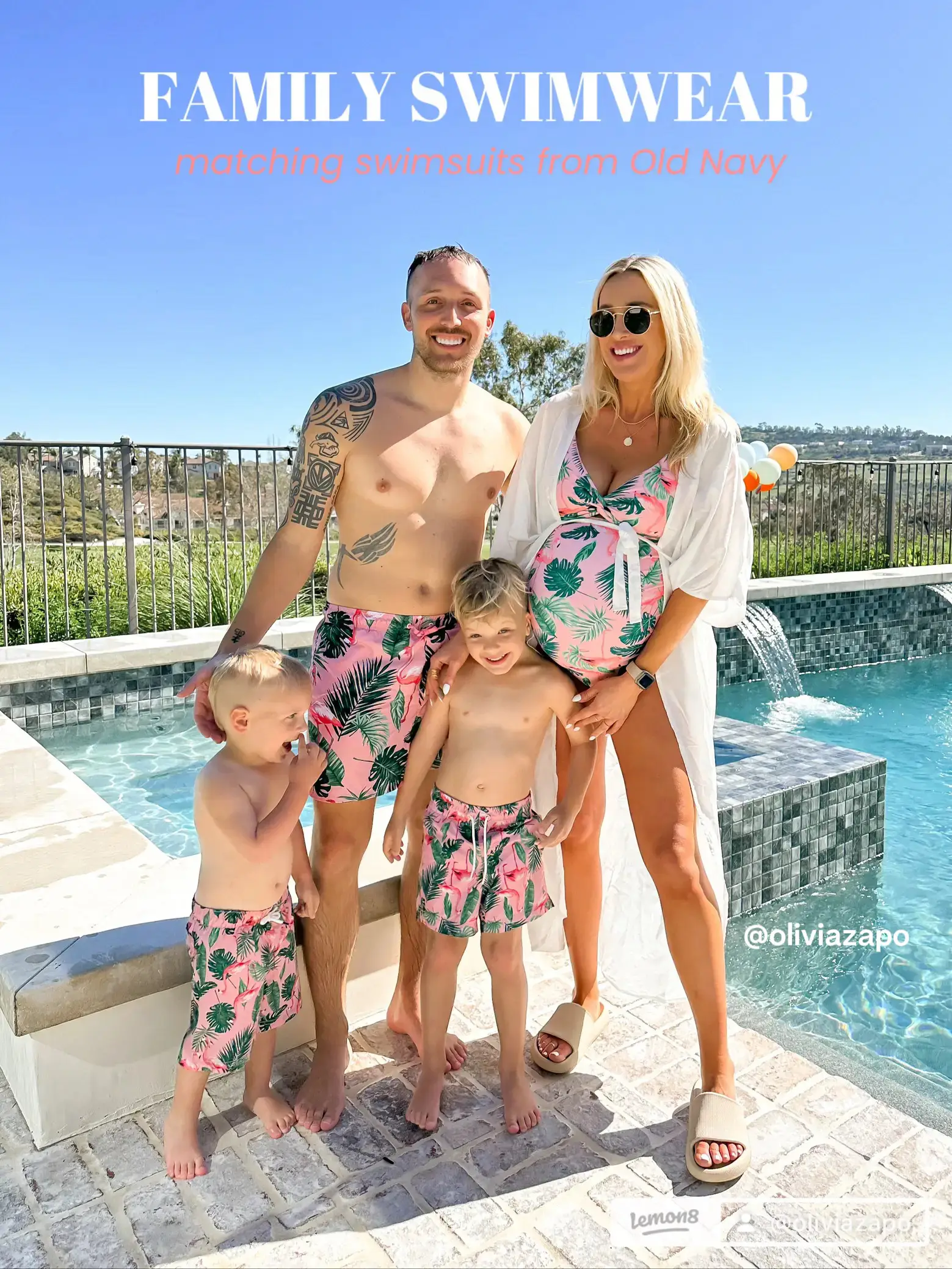 Matching Family Swimsuits, Family Beach Swimwear, Matching Bathing Suits  Couple, Vacation Wear, Honeymoon Swimwear, Father Son Swim Set 