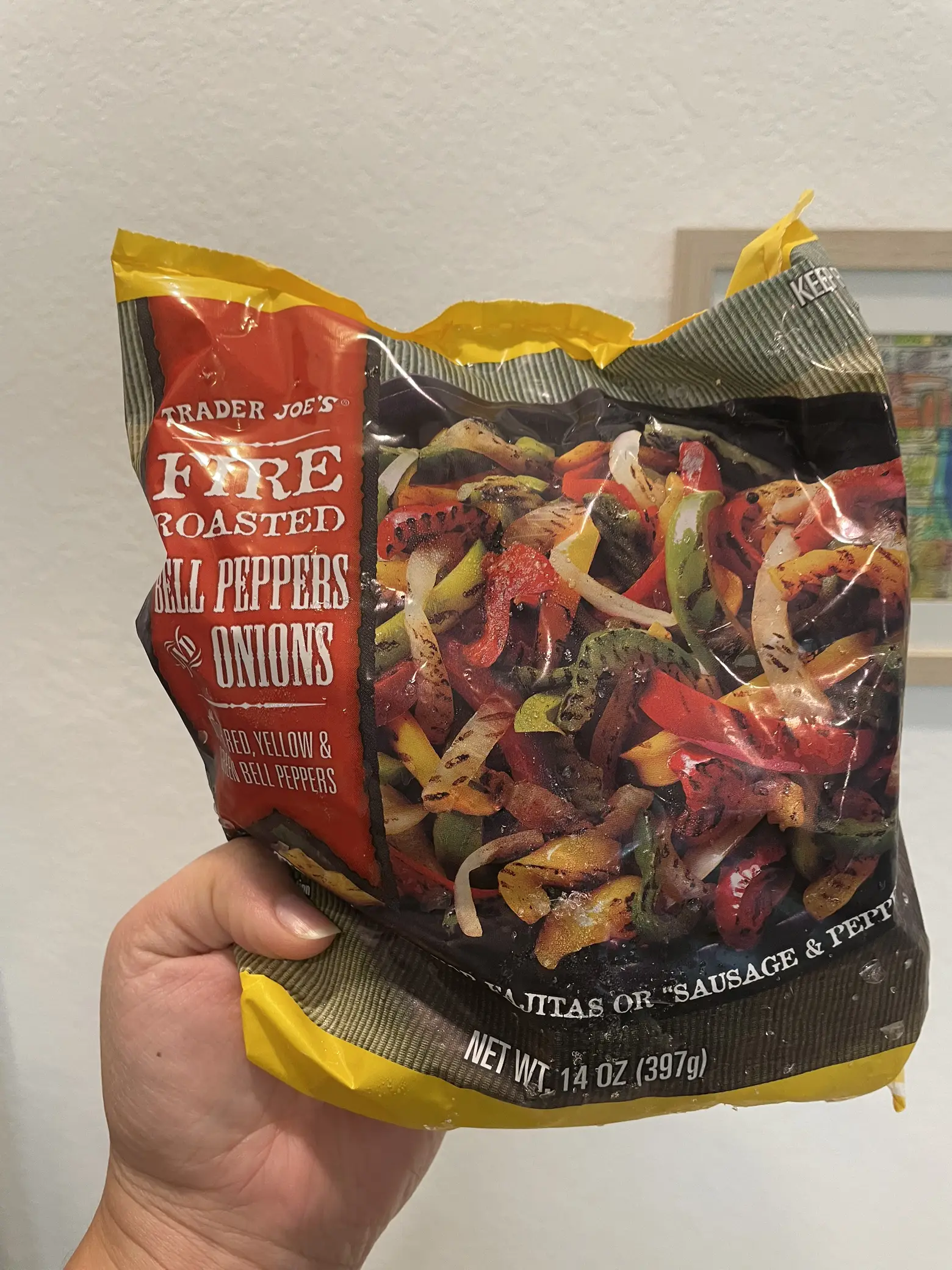 Peppers, Trader Joe's Fire Roasted Bell Peppers and Onions