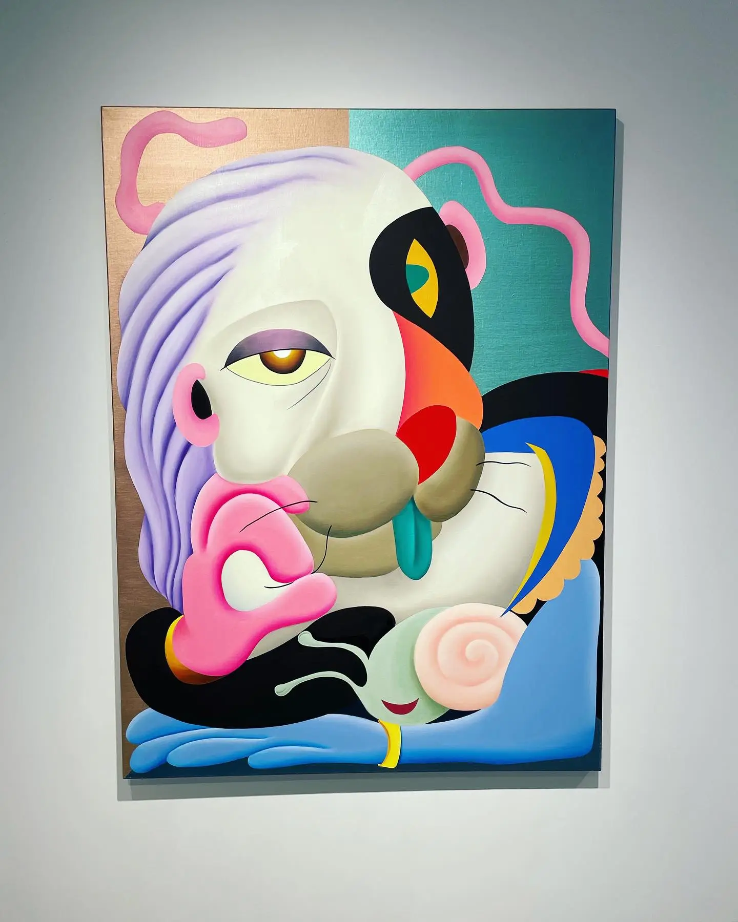 中村桃子 原画 15号 2022年作 可愛らしい図柄です