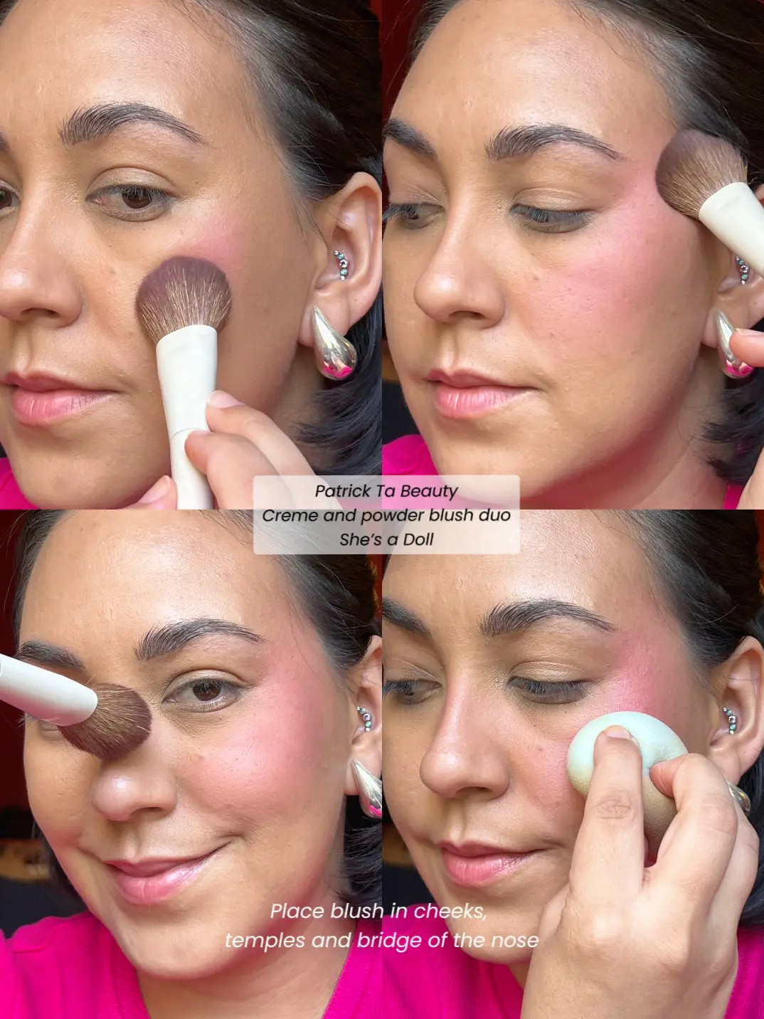 How To Do Monochromatic Millennial Pink Makeup Like Gigi Hadid