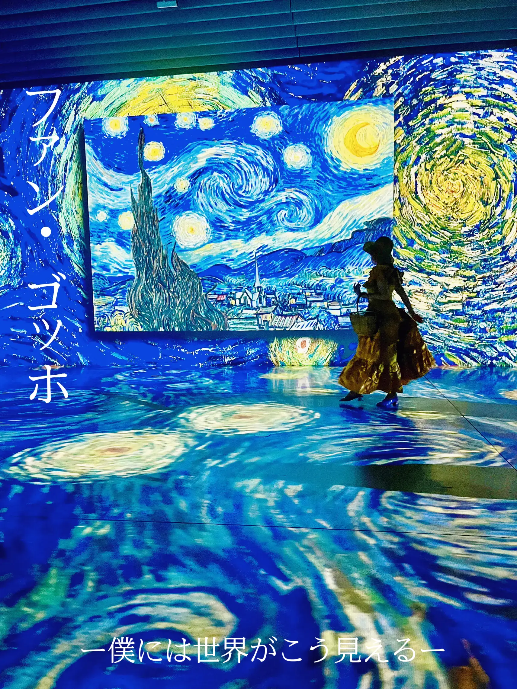 開催中🌻ゴッホ絵画の中！？日本初！360度体感型デジタル劇場【角川武蔵野ミュージアム】がすごい | 西村華奈穂が投稿したフォトブック | Lemon8