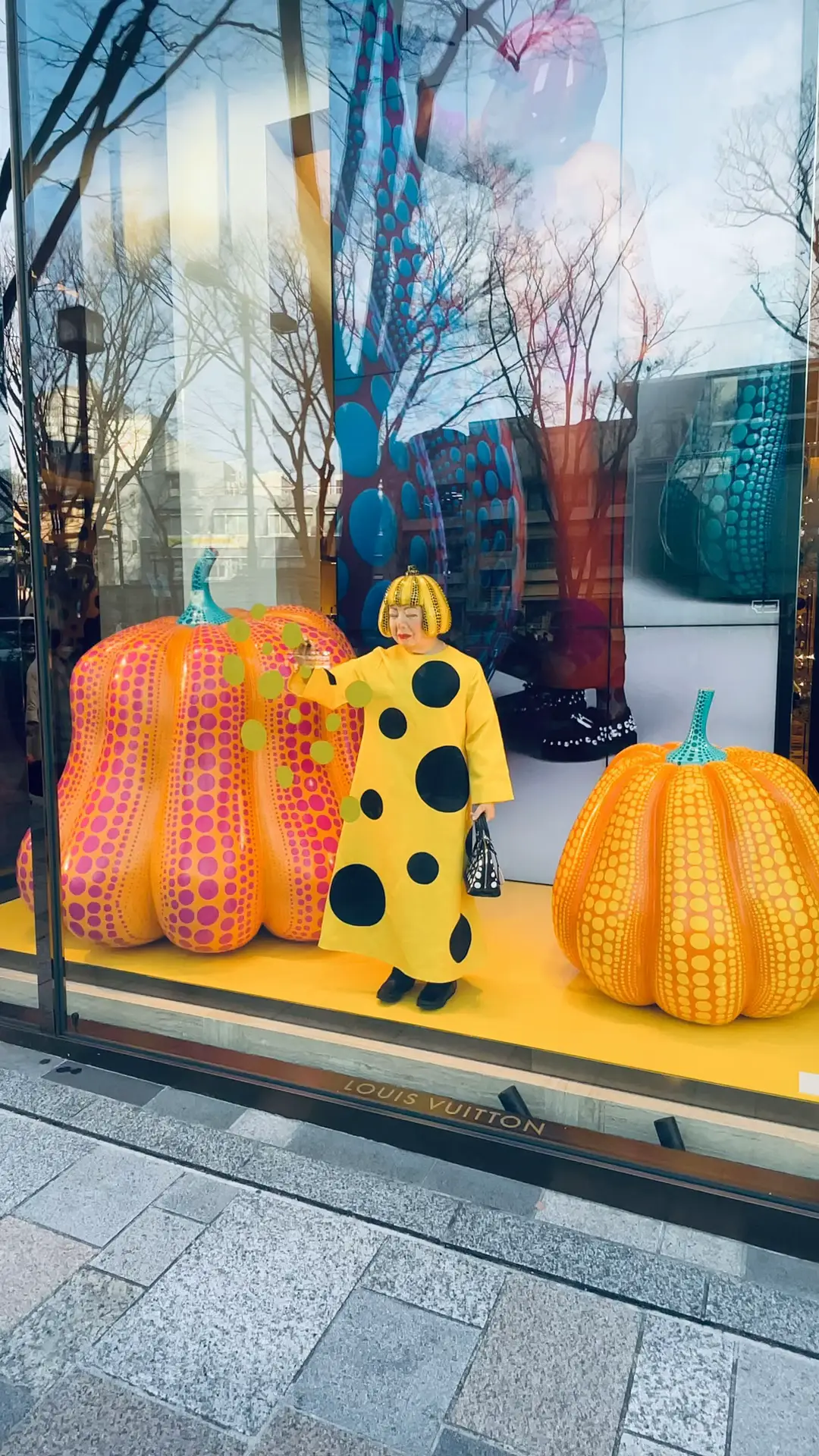 美品 草間彌生 展 かぼちゃ 展示用オブジェ YAYOI KUSAMA 草間彌生展 かぼちゃのオブジェ、草間彌生 展示用オブジェ 美品 草間