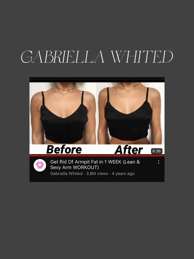 SLIM ARMS FAST  I tried Gabriella Whited arm workout for one week  *Results* 