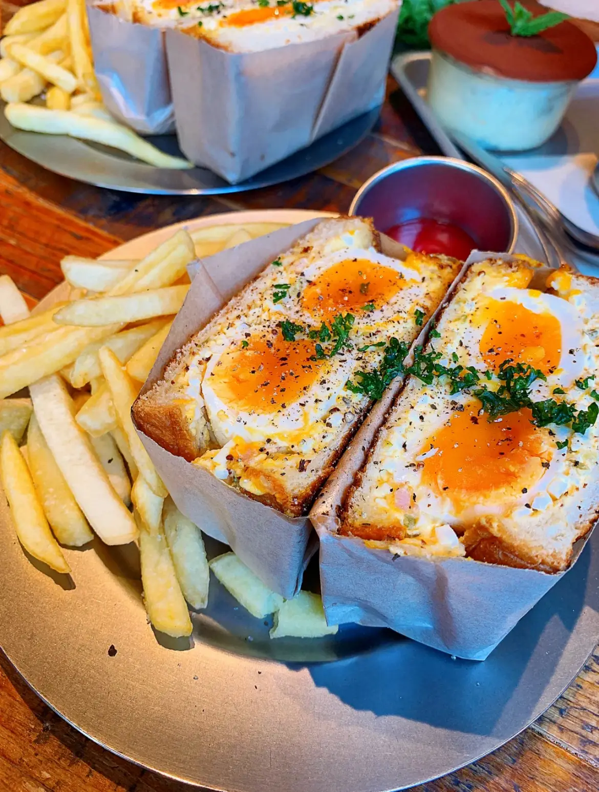 仲良しひよこサンドイッチ♡ジュースset ひよこサンドイッチ@秋季例