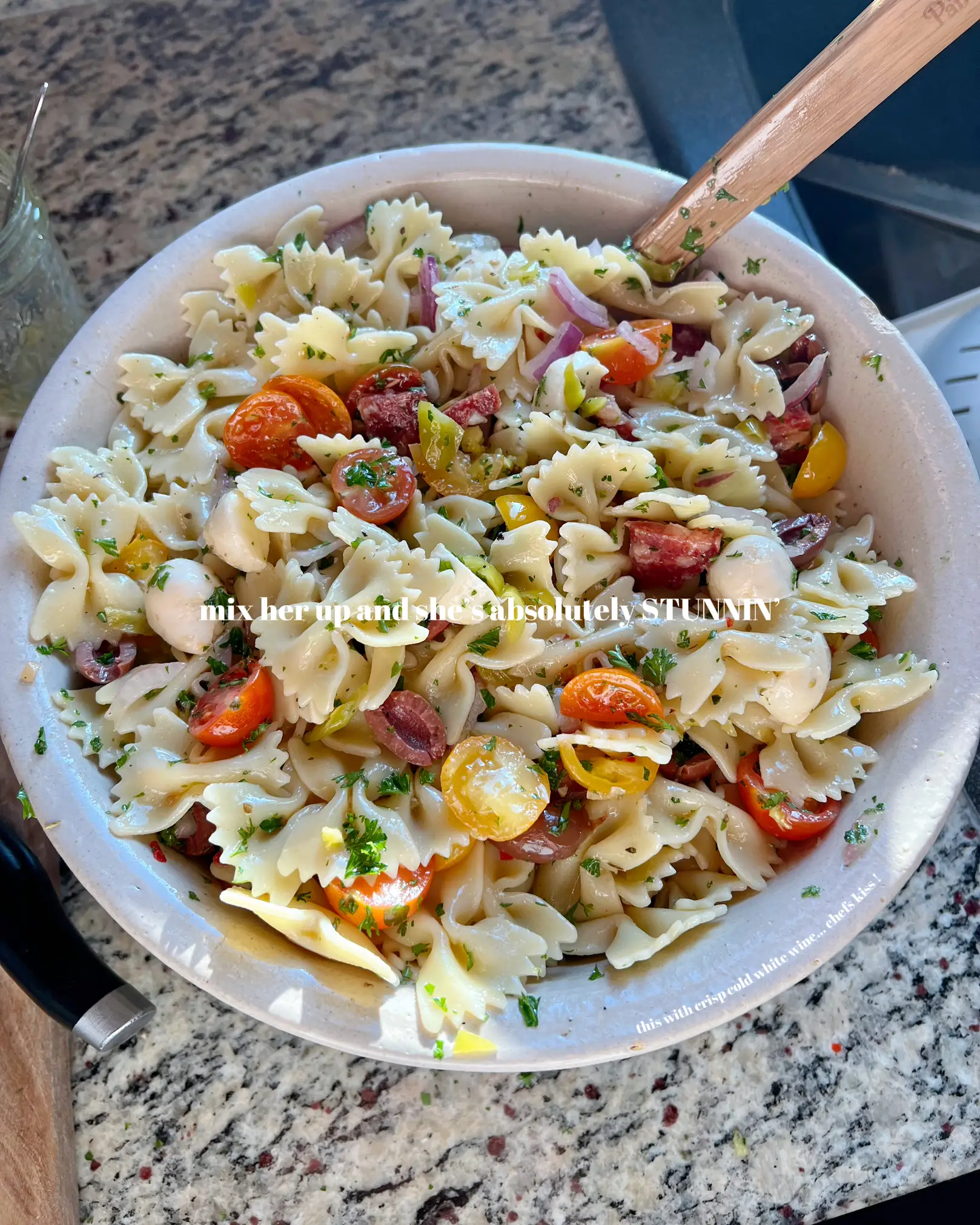 chicken cesser pasta salad recipe chef bay｜TikTok Search