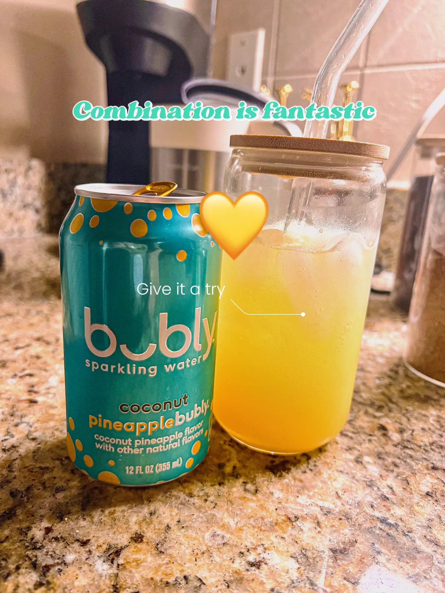 Try adding a splash of juice to sparkling water!, Gallery posted by  Mybestlifediary