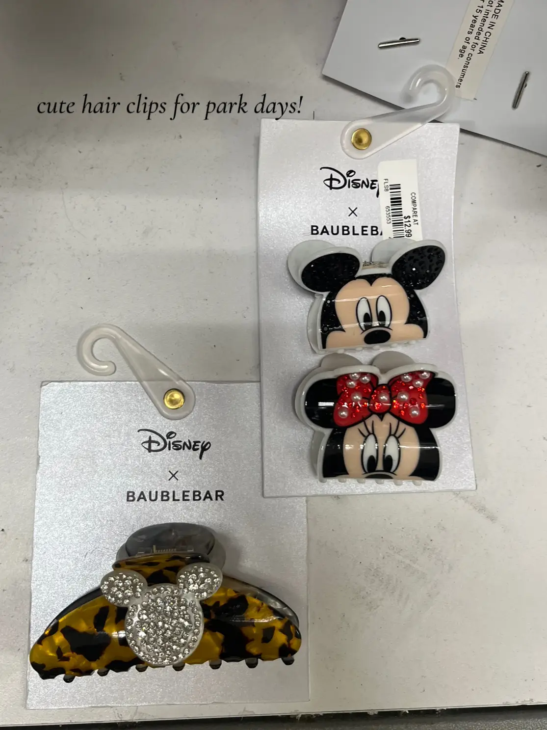Disney x #baublebar hair clips at #marshalls 🫶🏼