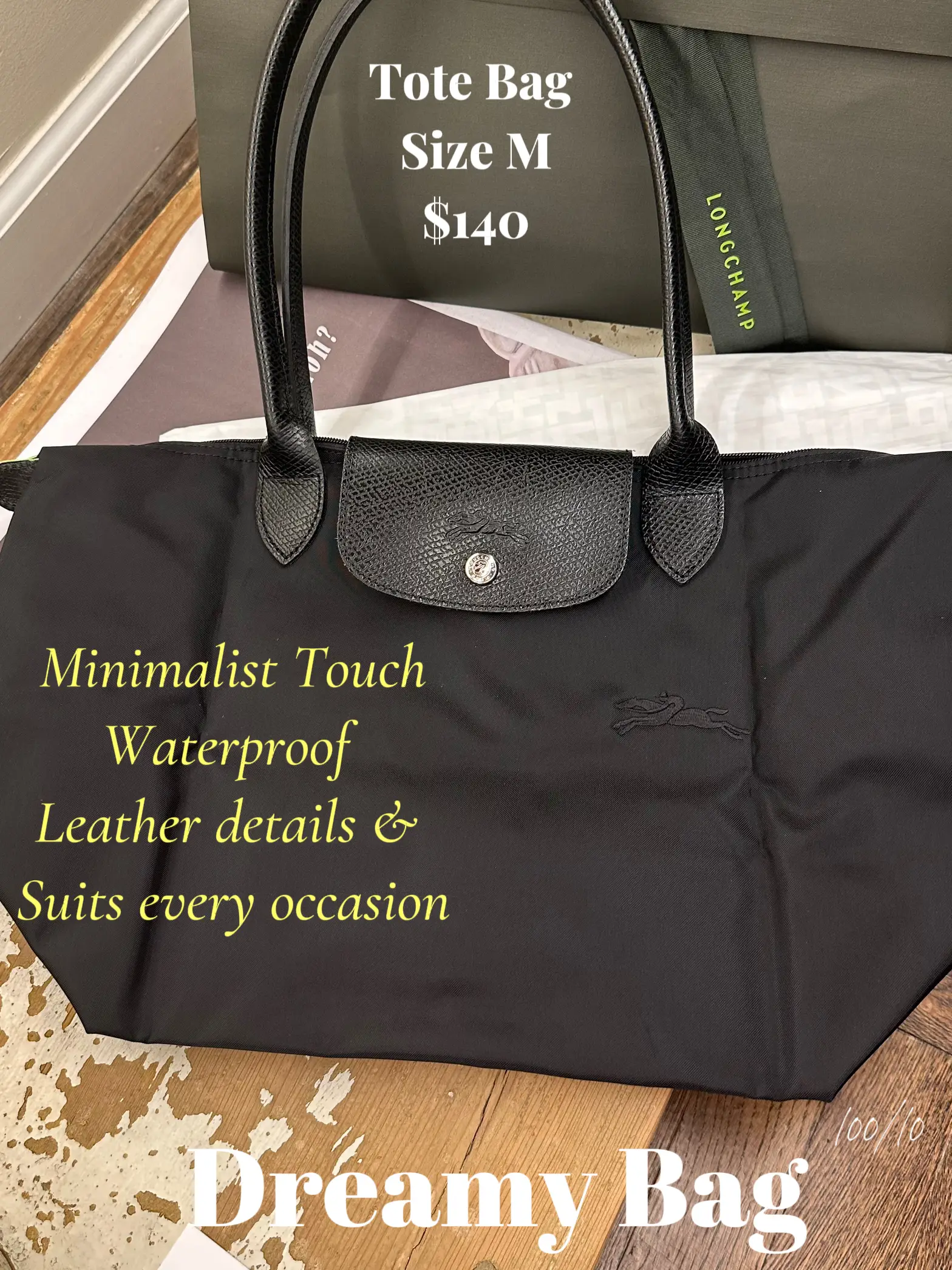 Longchamp Le Pliage XS Leather Crossbody Tote / Xtra, Mod Shots, What  Fits