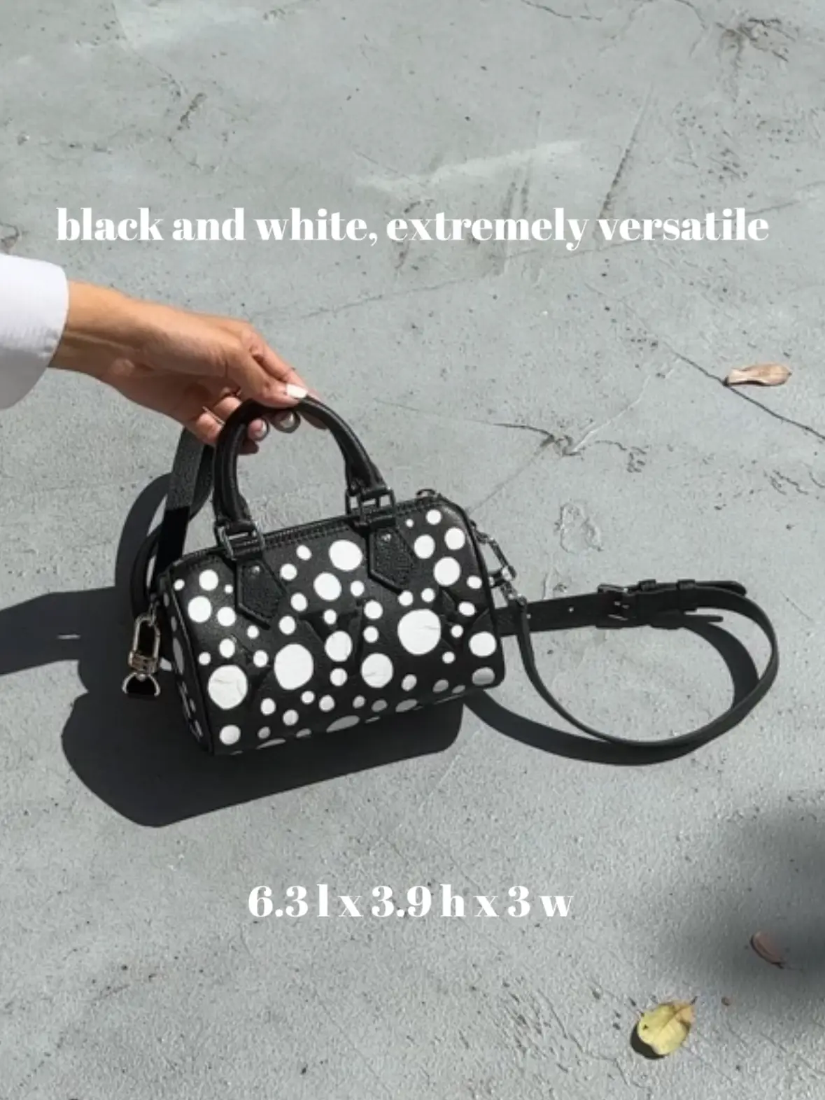 Louis Vuitton x Yayoi Kusama Easy Pouch On Strap Black/White in