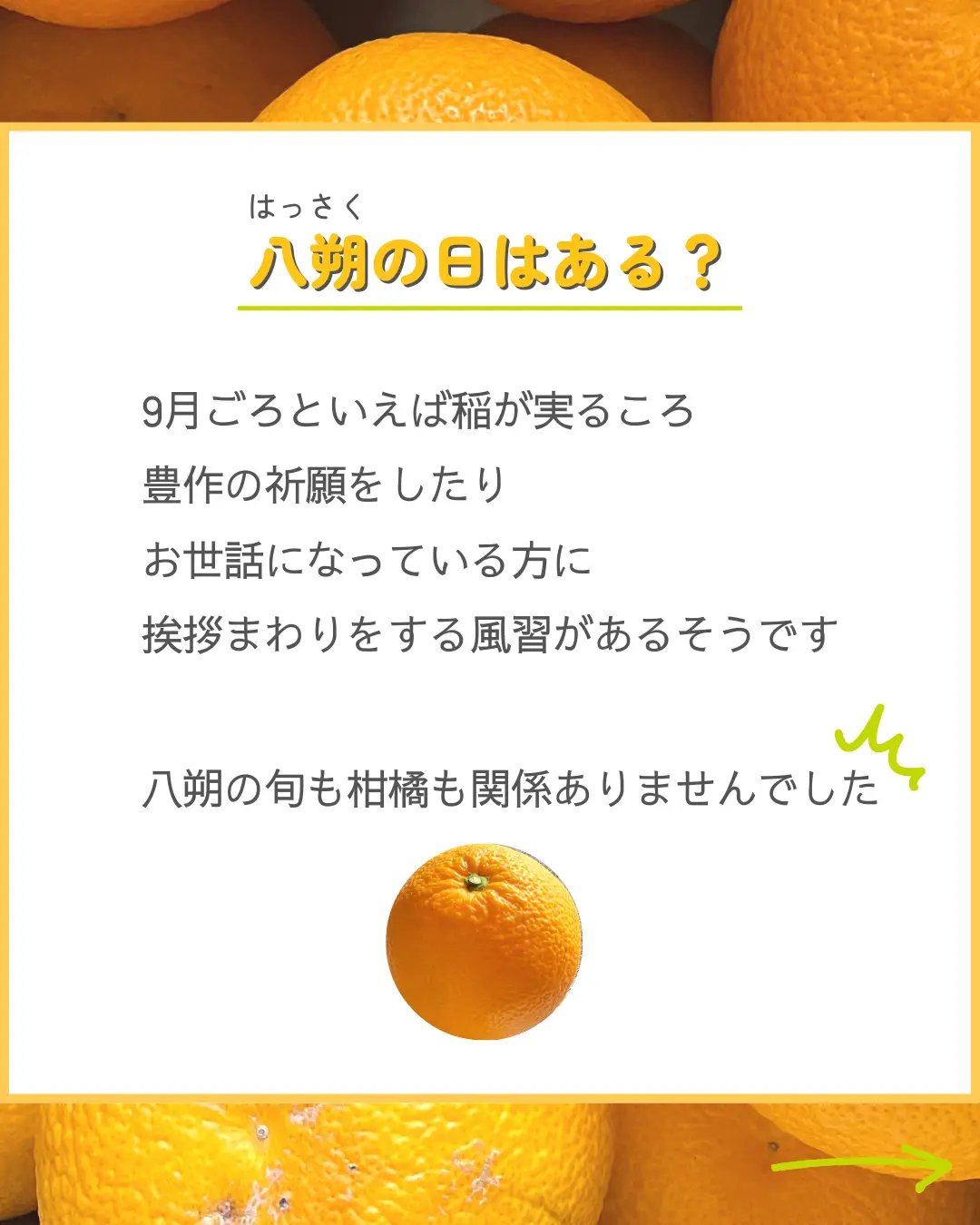 八朔の日はあるのか？ | みかんファーム保井｜奇跡の🍊が投稿した