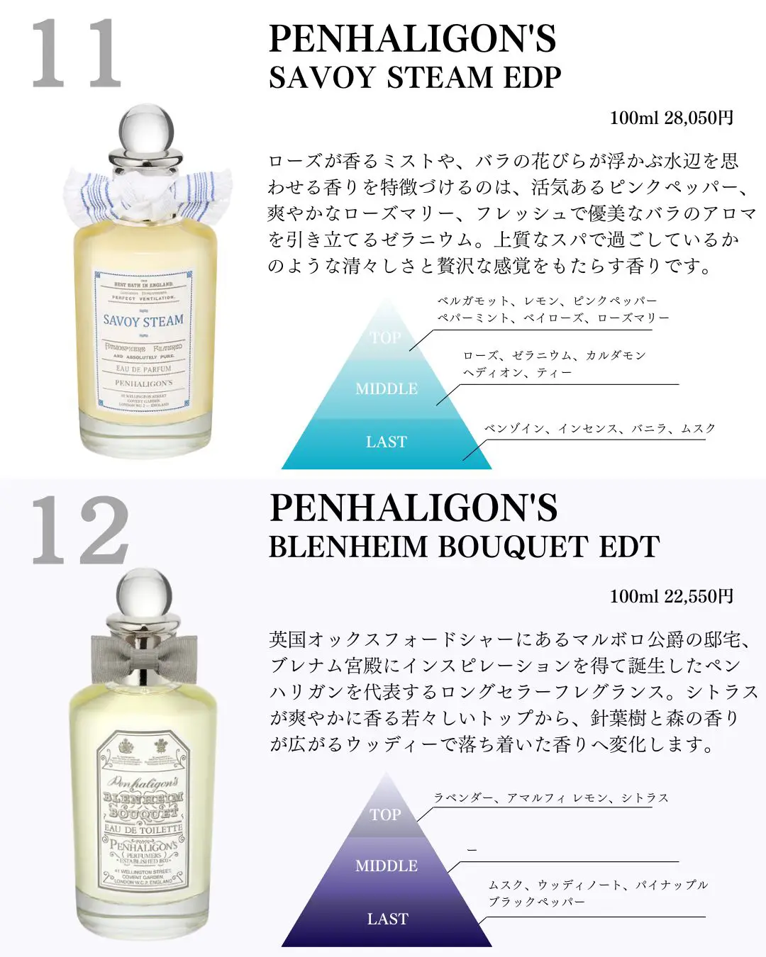 PENHALIGON'Sの香水紹介【イギリス王室御用達】 | こうすい男子【香水