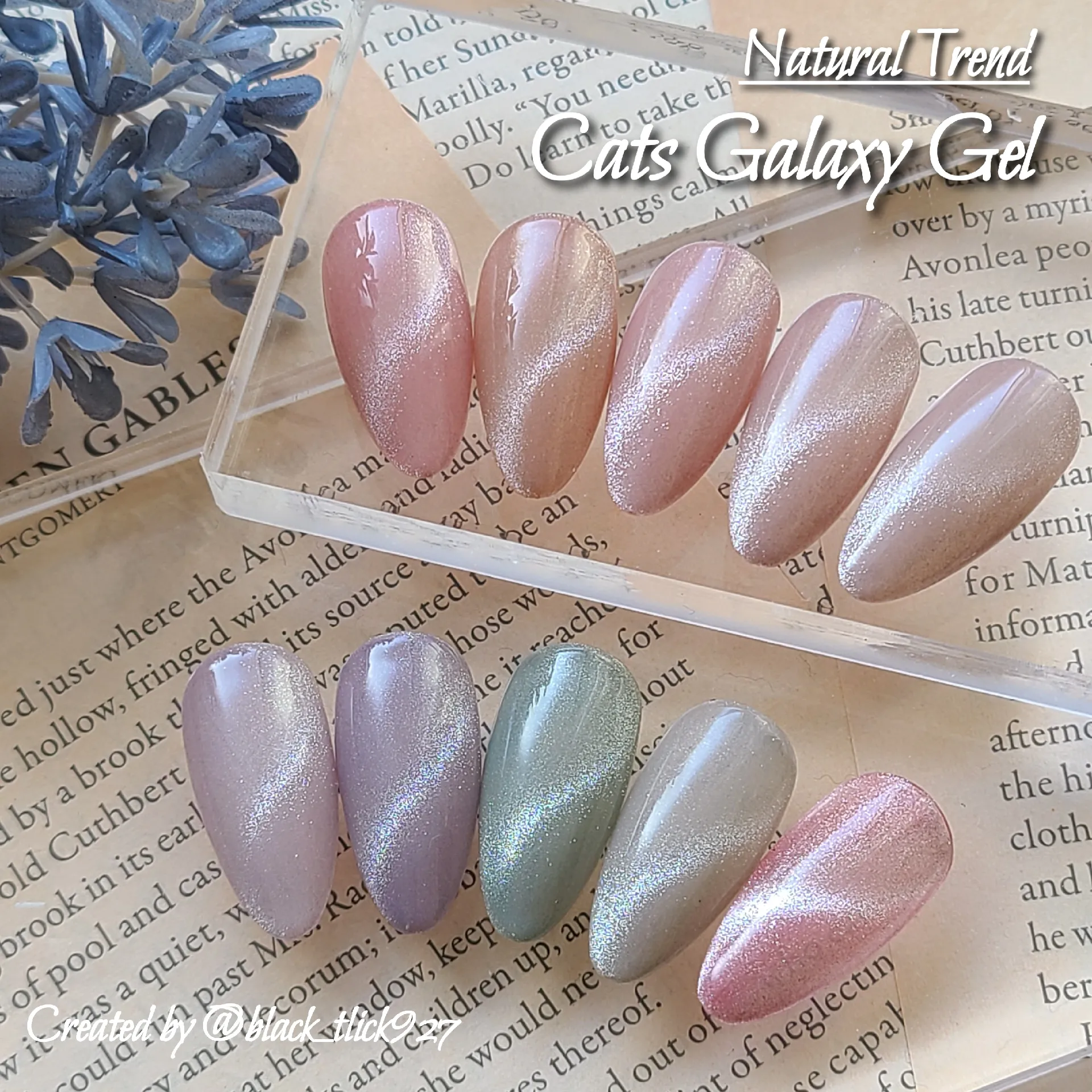 Natural Trend🌿Cats Galaxy Gelからふんわり優しいマグネット10色新