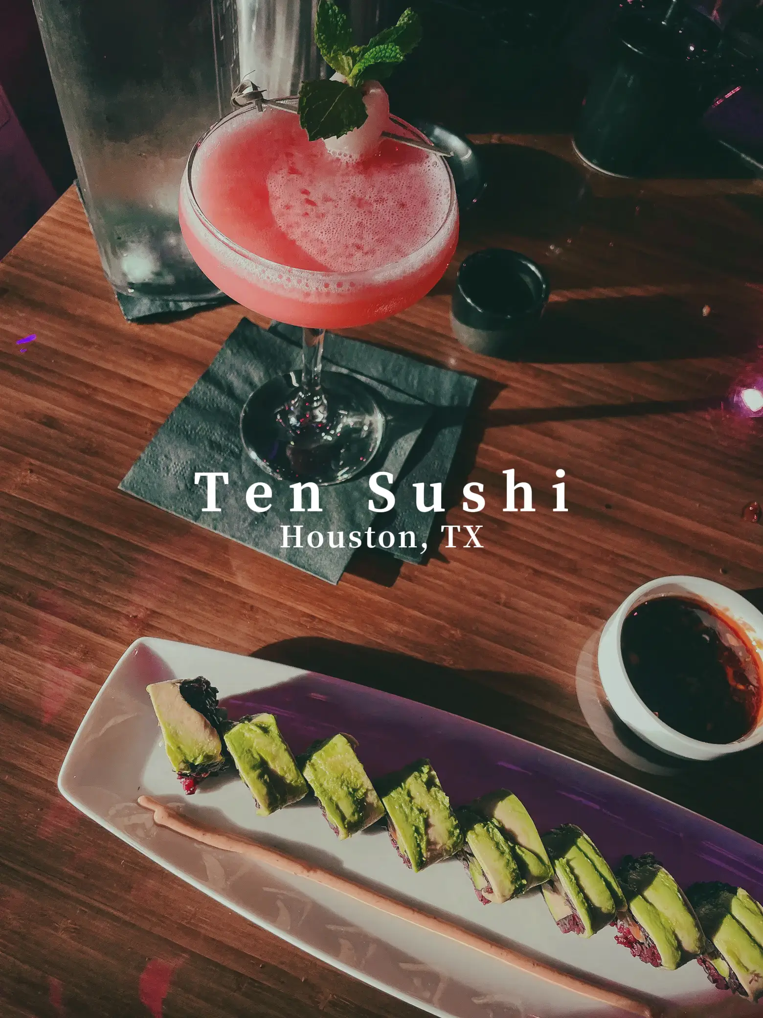 Menu - sushi Restaurant in Houston