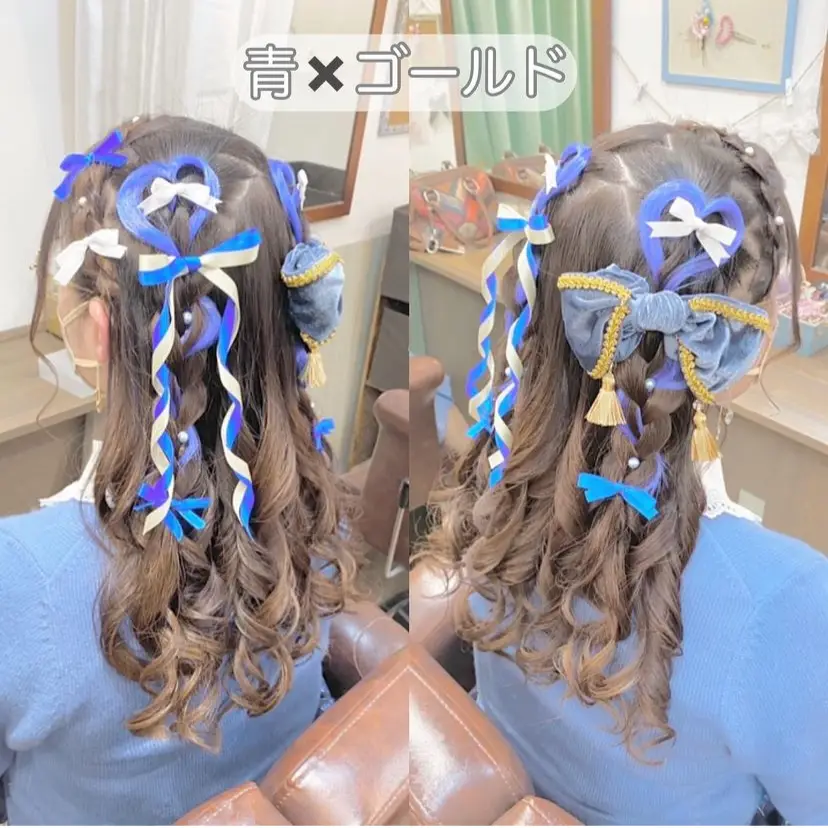 2024年のリボン ヘアメ インナーのアイデア20選