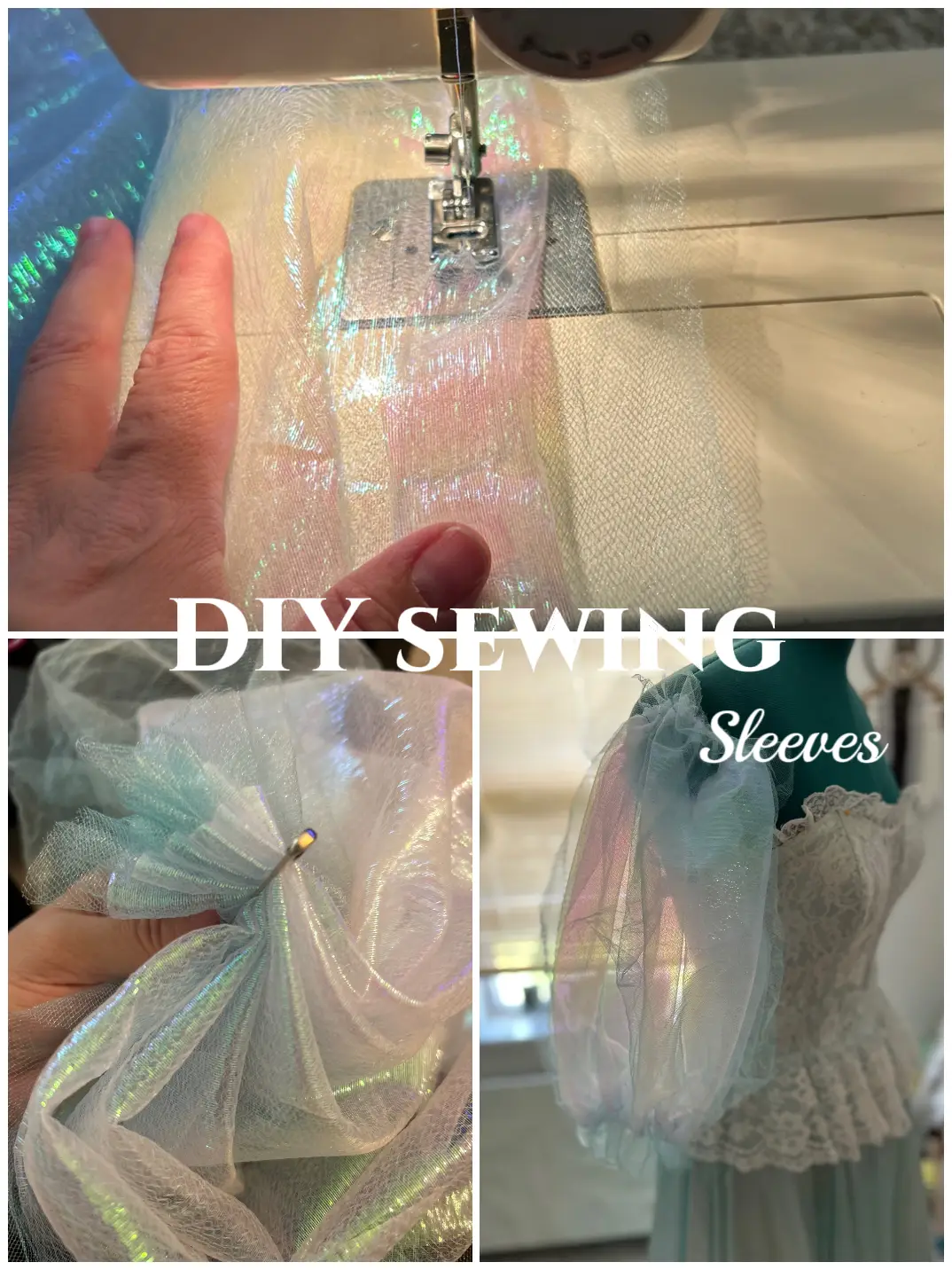 Diy tulle outlet sleeves