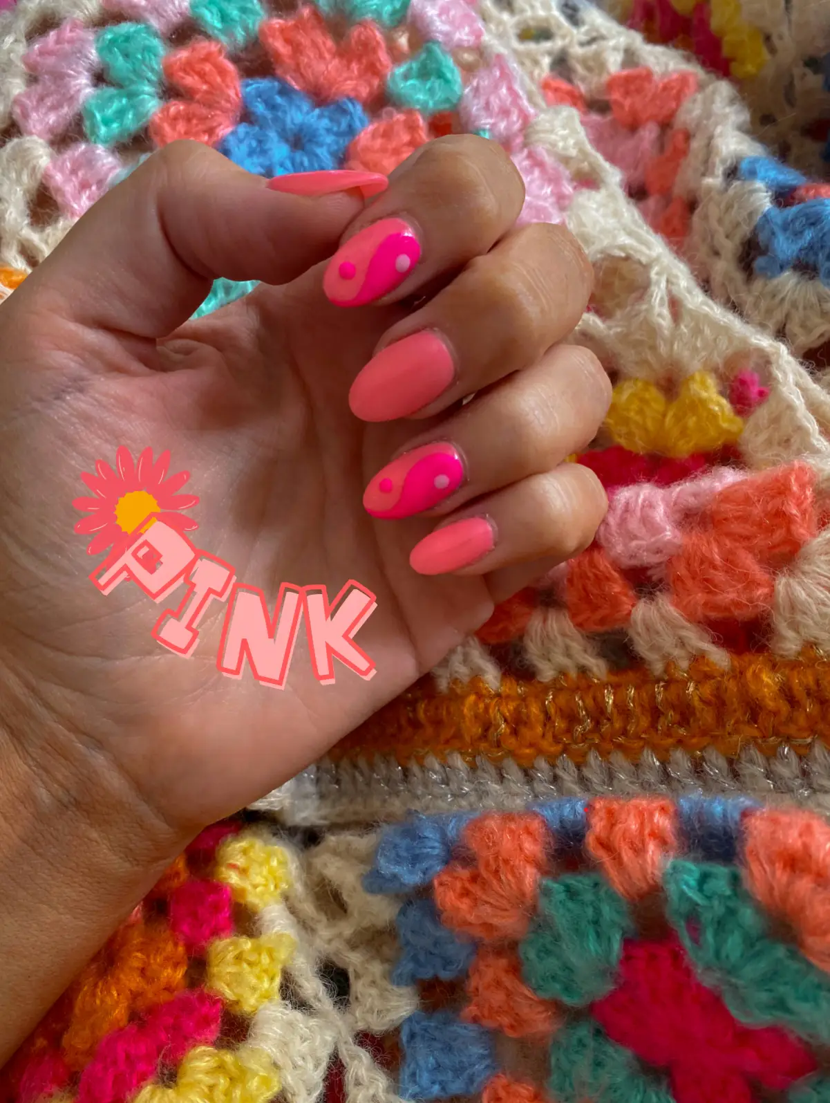 pink green blie nails - Lemon8 Search