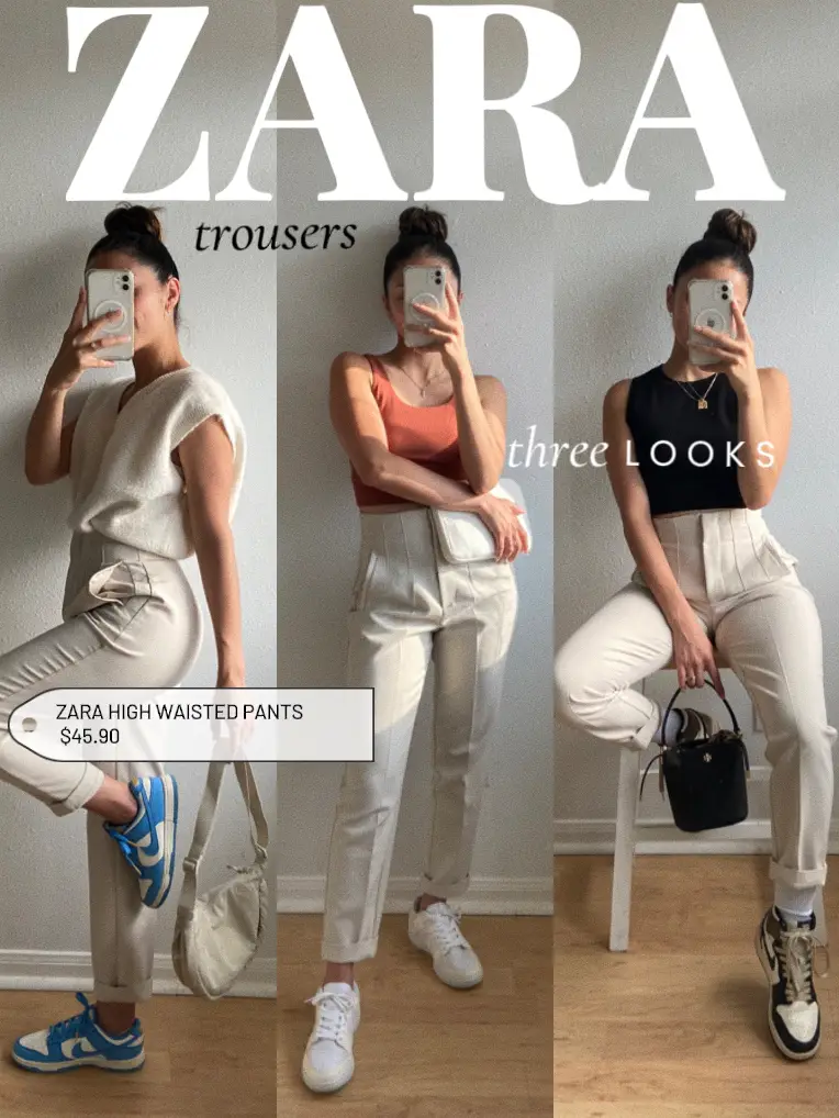 3 looks ft. the viral Zara trousers