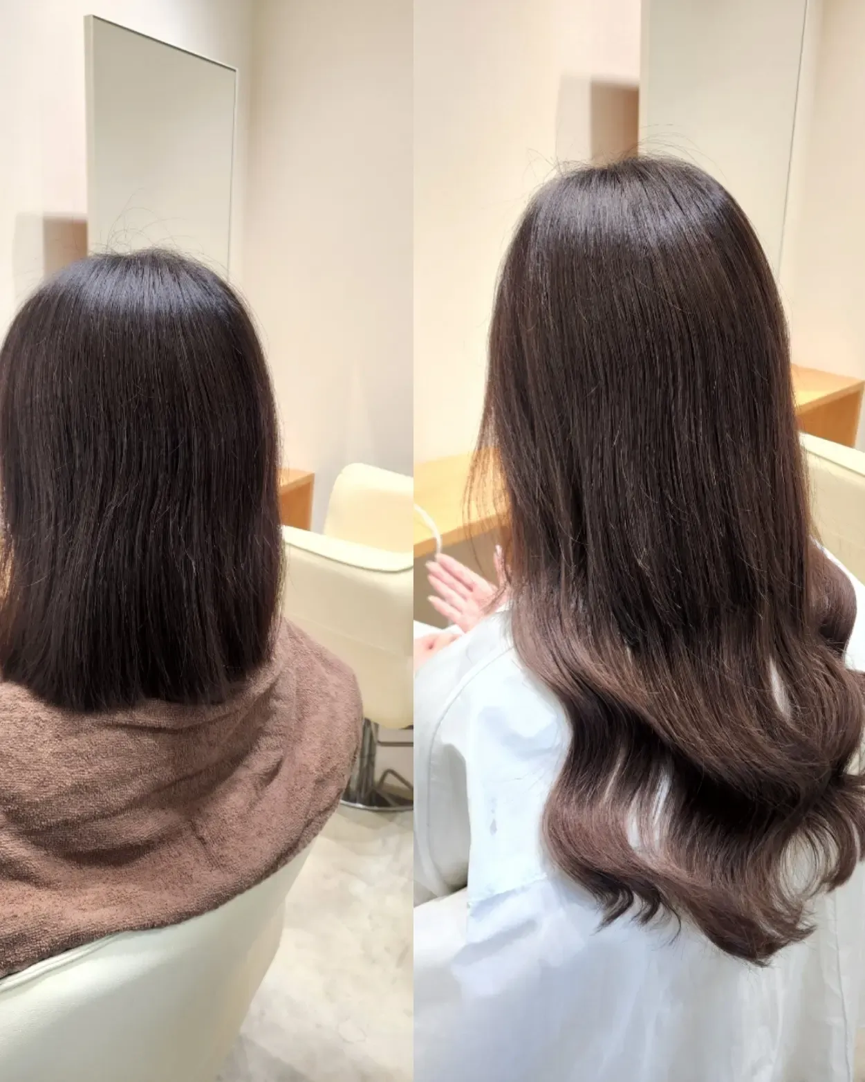 シールエクステ エクステ ロング ストレート シールエクステで簡単