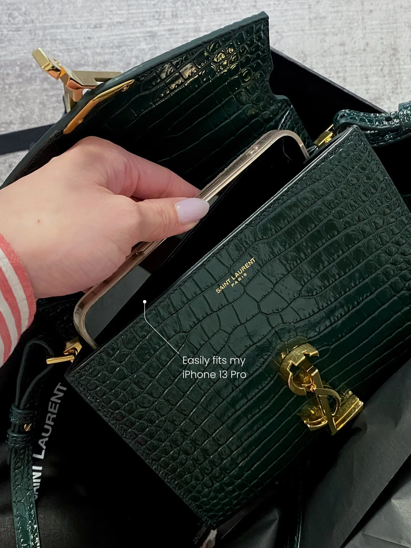 YSL MONOGRAM CHAIN WALLET UNBOXING + REVIEWS 