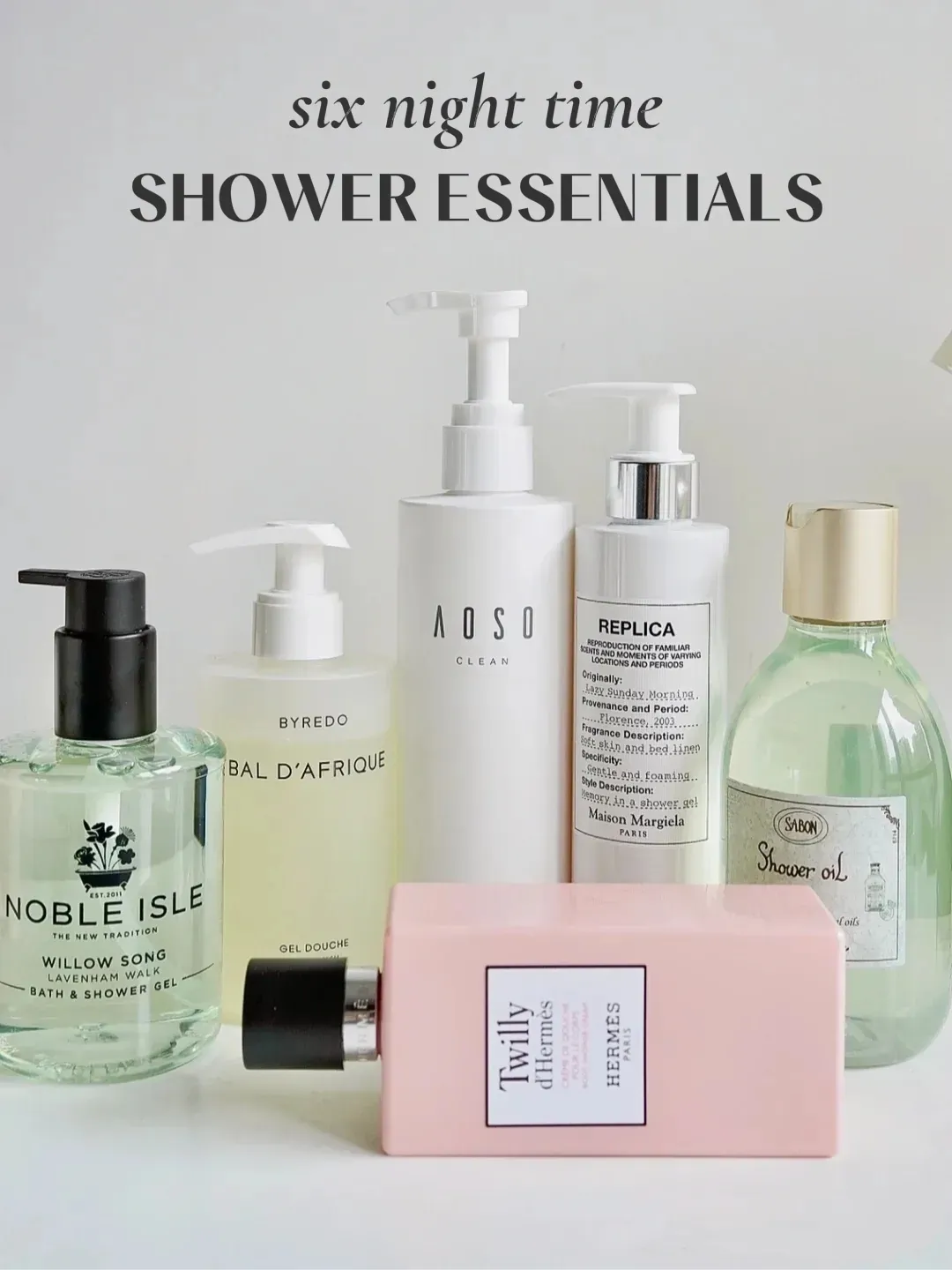 Skincare Essentials For The Shower!