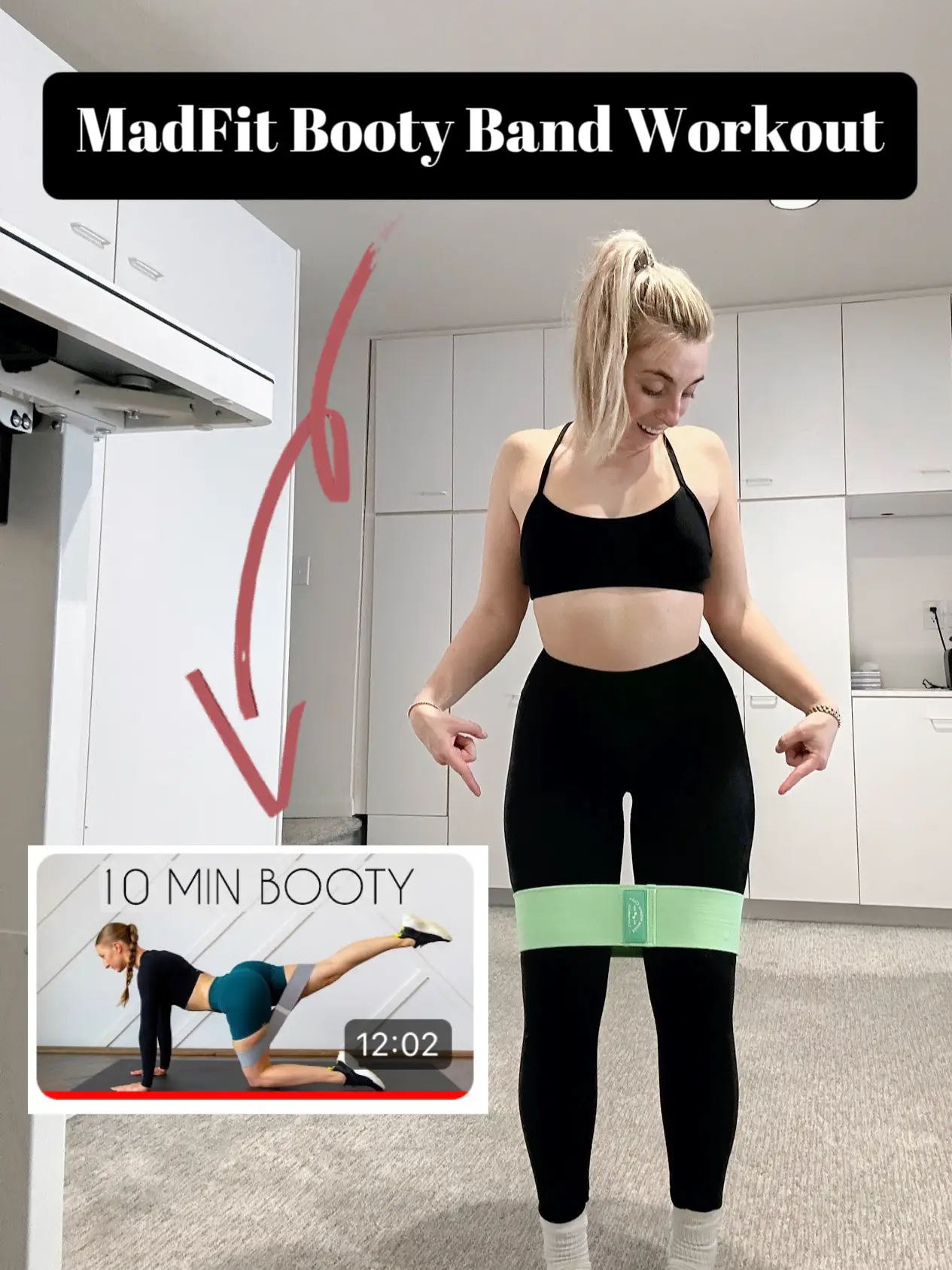10 MIN RESISTANCE BAND BOOTY WORKOUT 