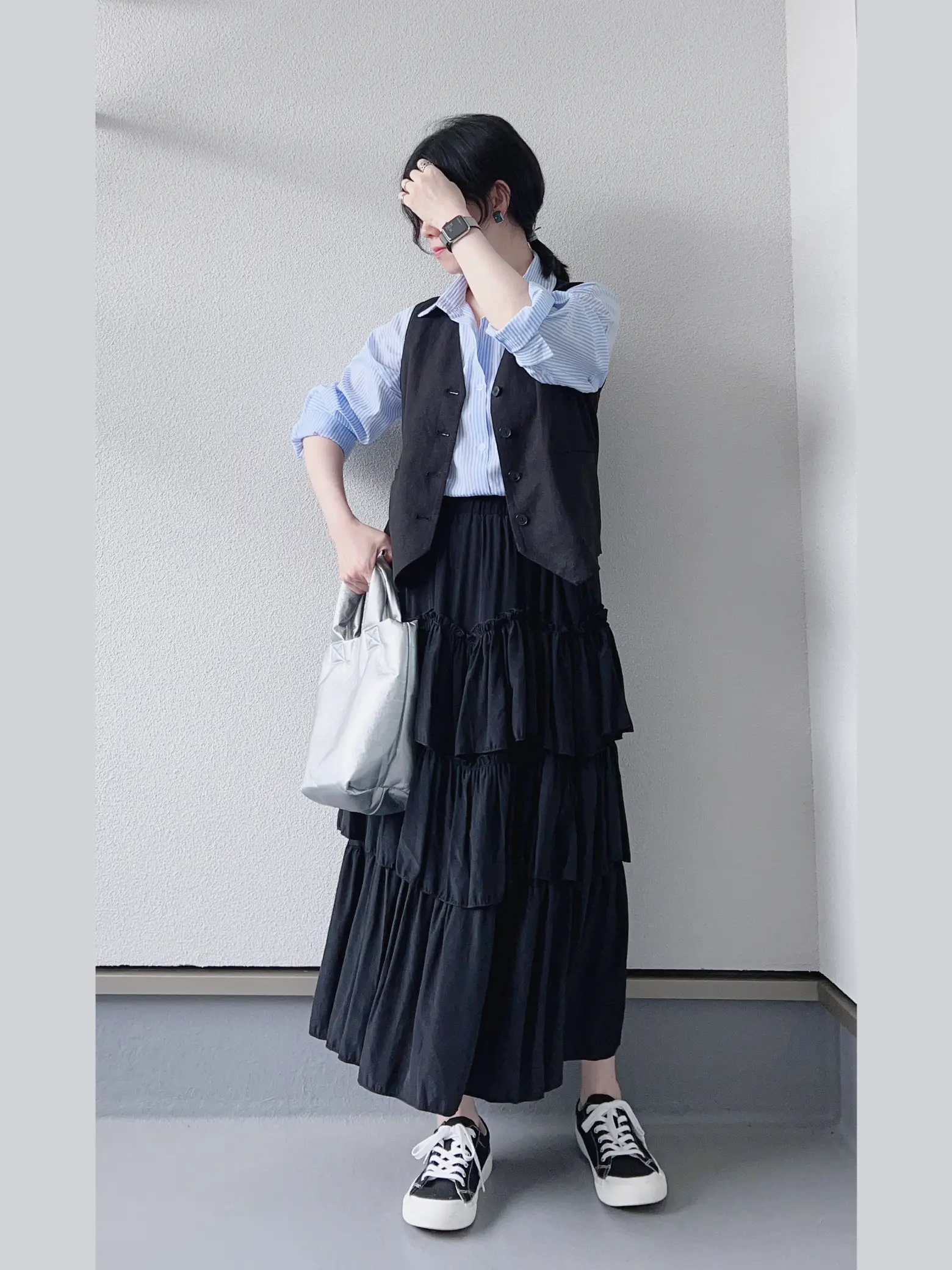 🔹プチプラ🔹黒スカートの着回しコーデ | haruが投稿したフォトブック