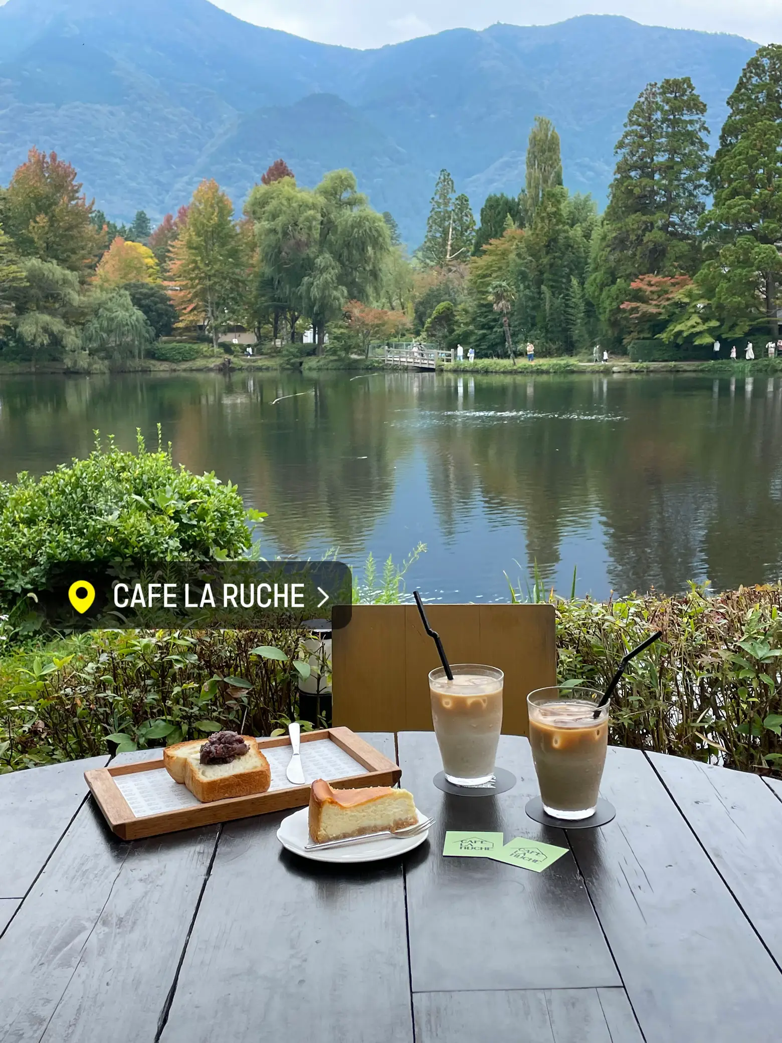 人生で一度は行きたい絶景すぎるカフェ[大分/由布] 📍 CAFE LA RUCHE | うざみちゃん🤡関西,大阪グルメが投稿したフォトブック ...