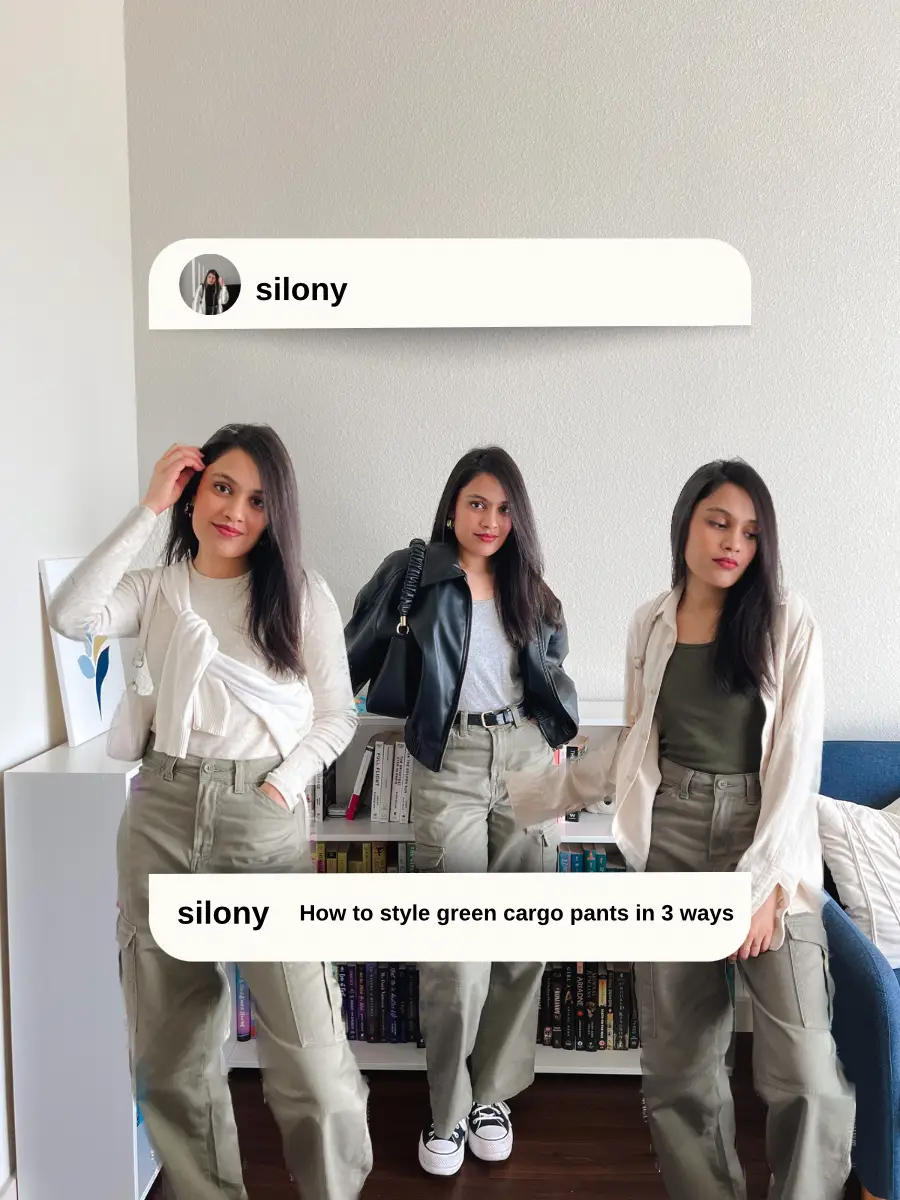 How to Style Green Cargo Pants in 3 Ways, Gallery posted by Silony