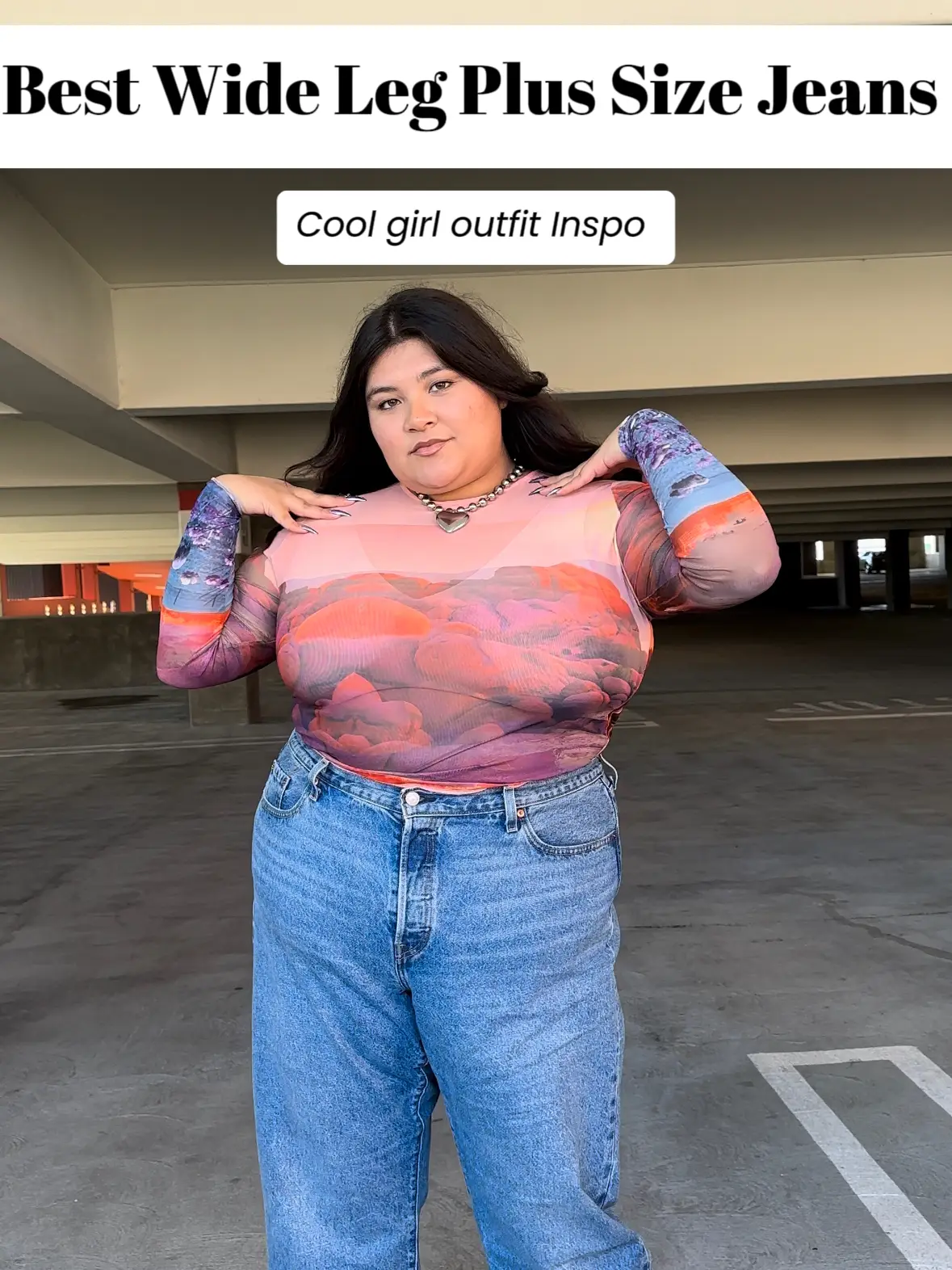 How to wear plus size flared jeans in spring - plussize-outfits.com