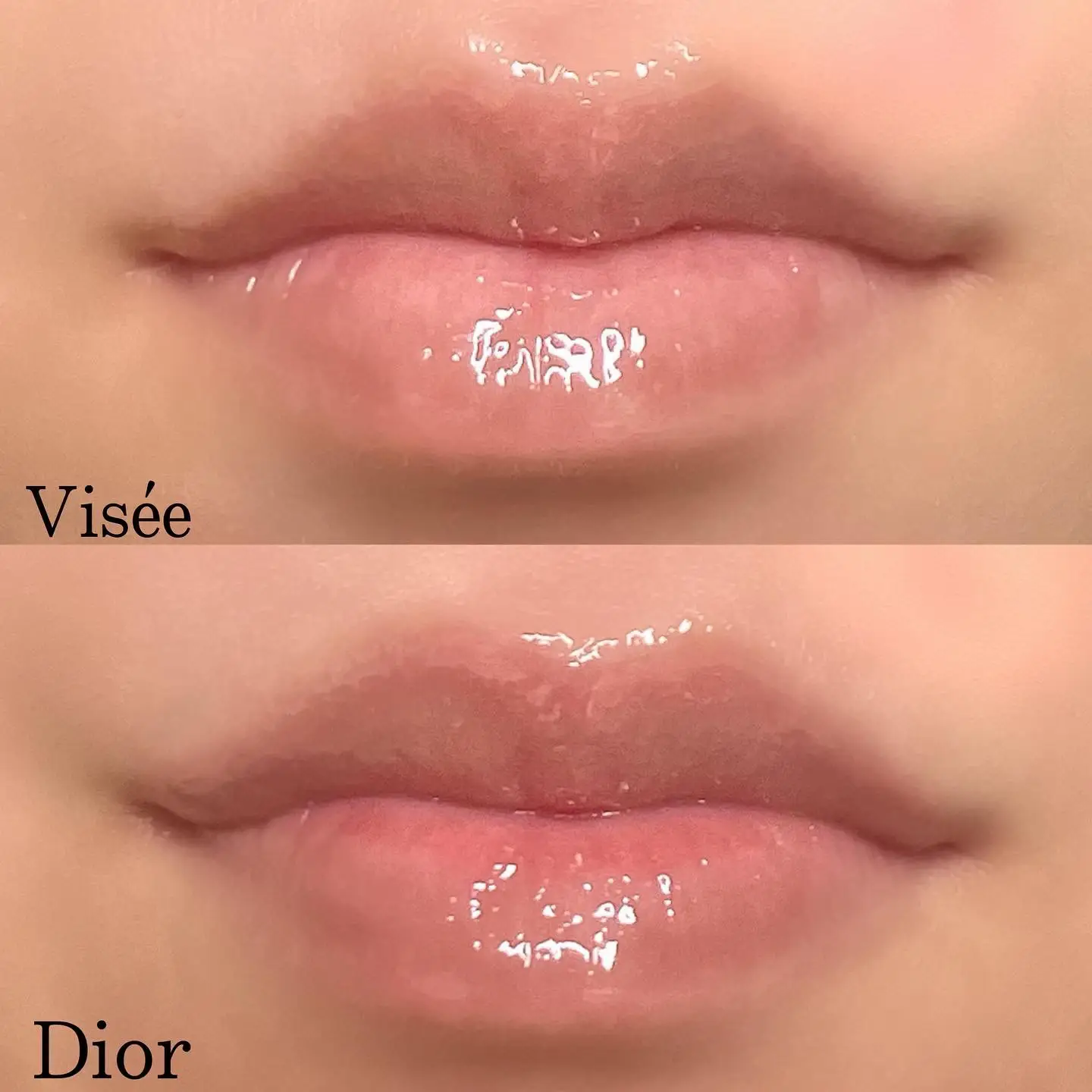 Dior lip plumper before and outlet after