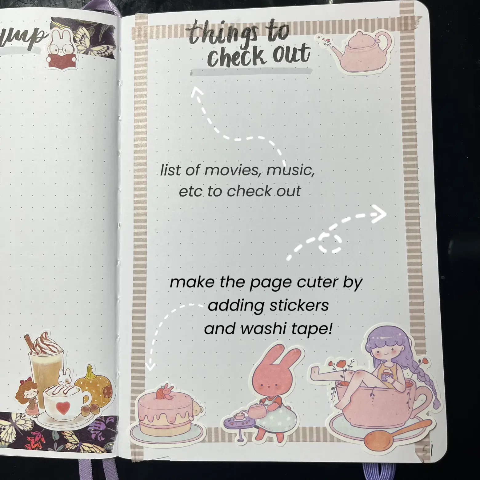 How to Decorate your Planner with Washi Tape - Curtains are Open