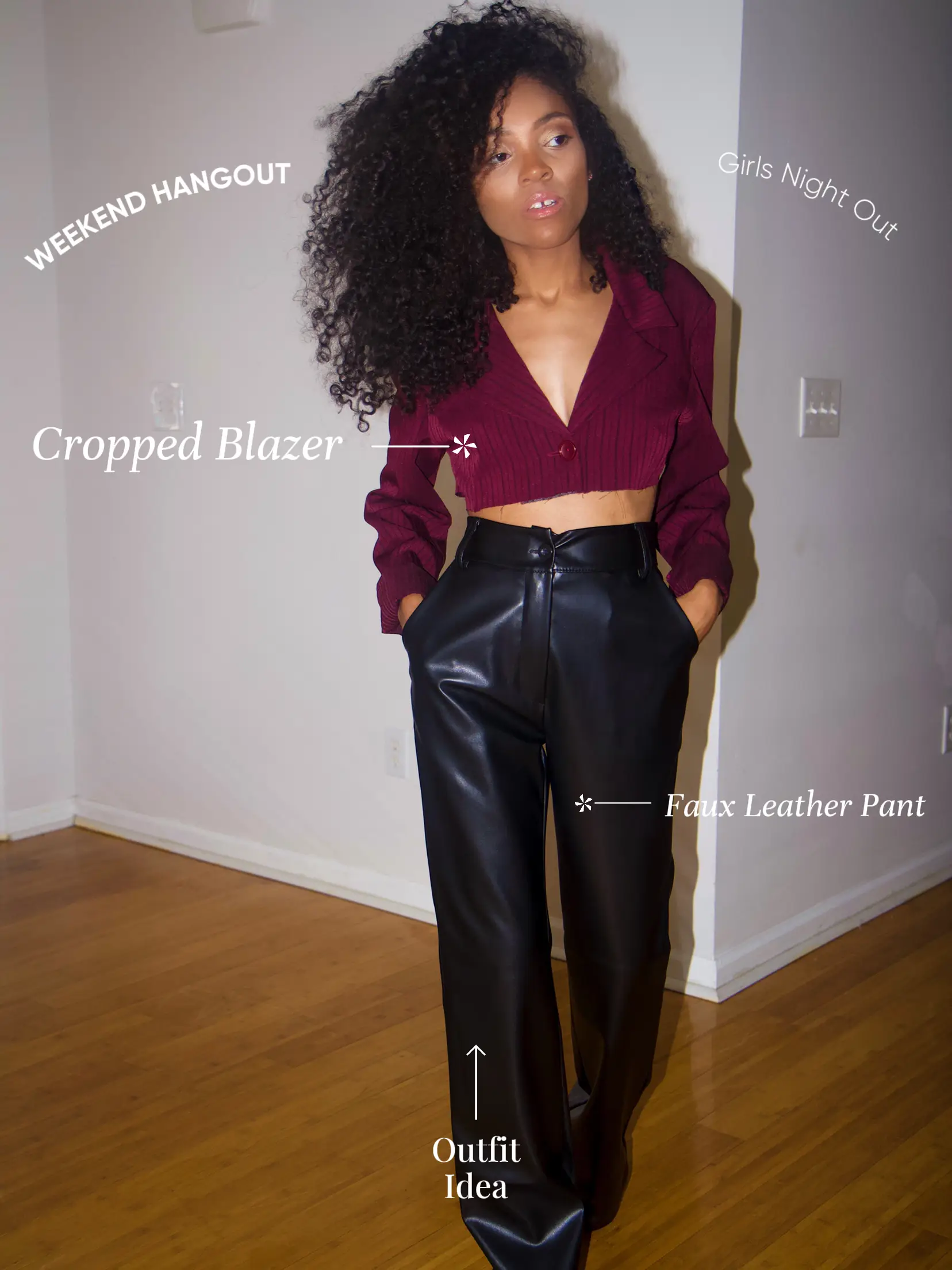 Leather Pants Outfit Ideas  Fall Outfit Ideas 
