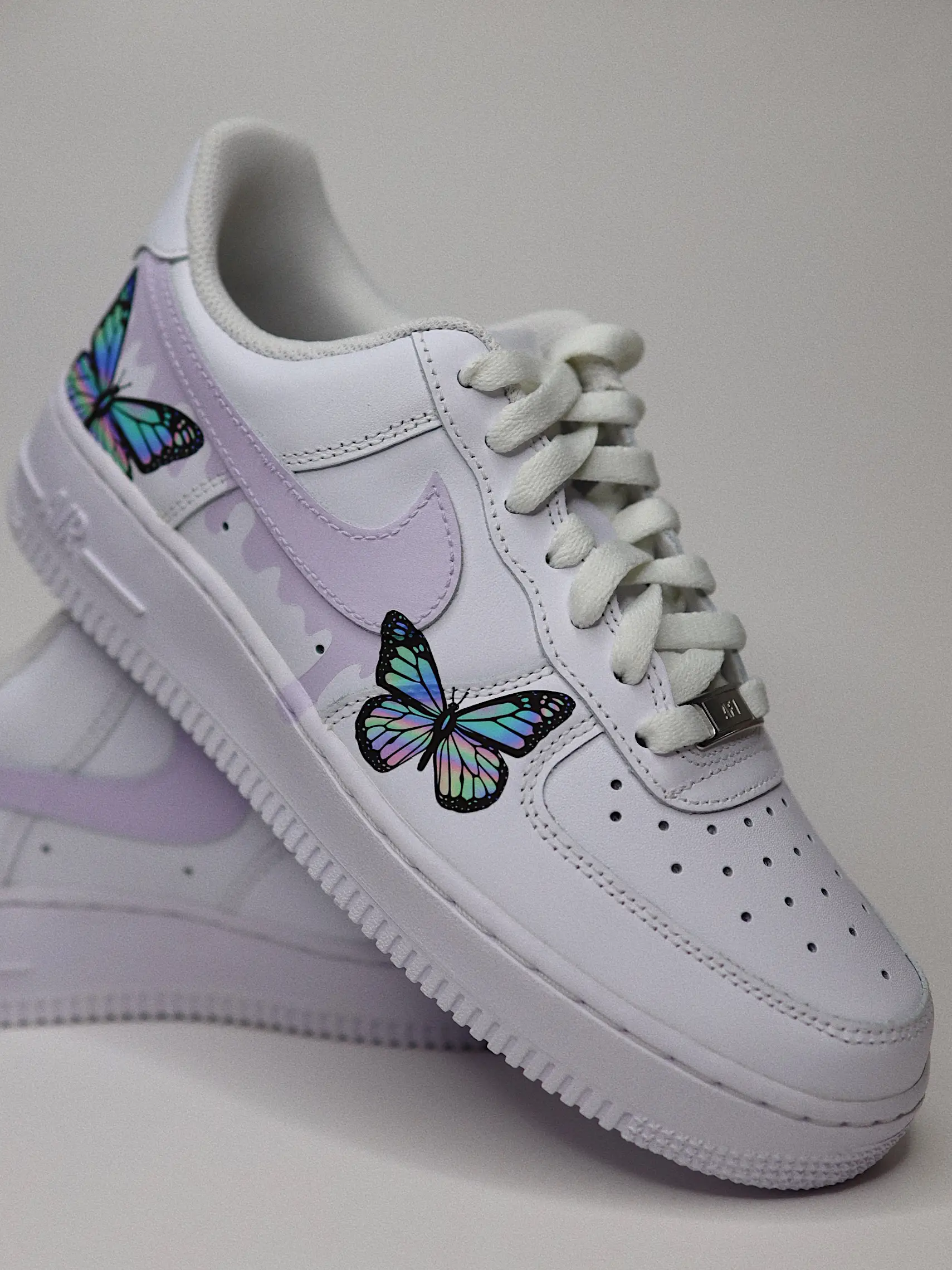 NIKE AIR FORCE 1 - BUTTERFLY WITH DRIP #cool #designs #to #paint #on #shoes  #cooldesignstopaintonshoes NIKE…