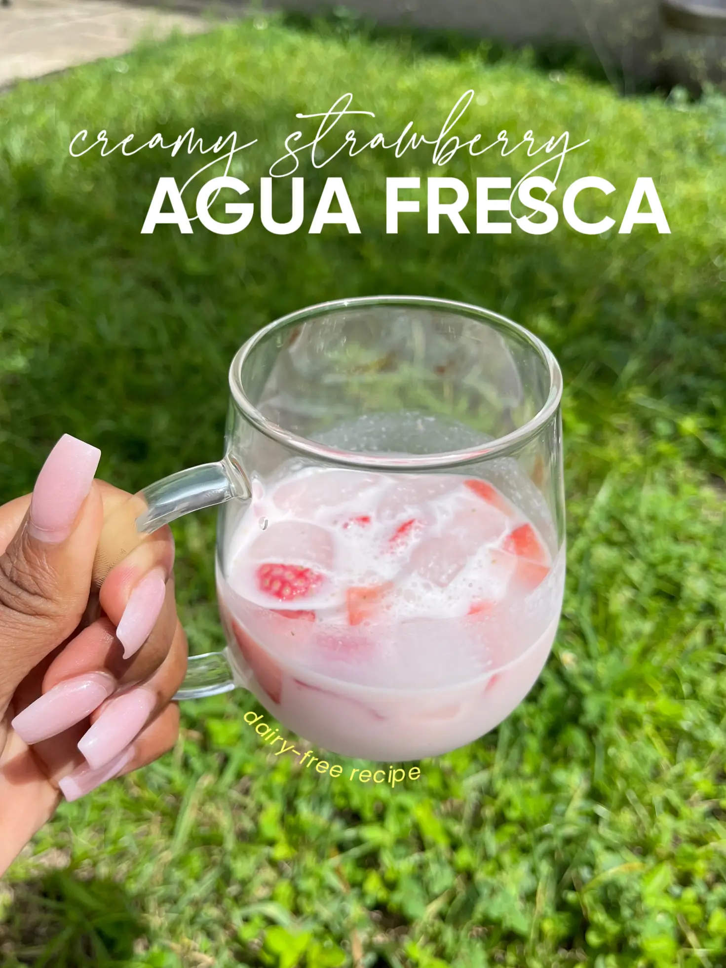 HOW TO MAKE STRAWBERRY KEY LIME AGUA FRESCA RECIPE