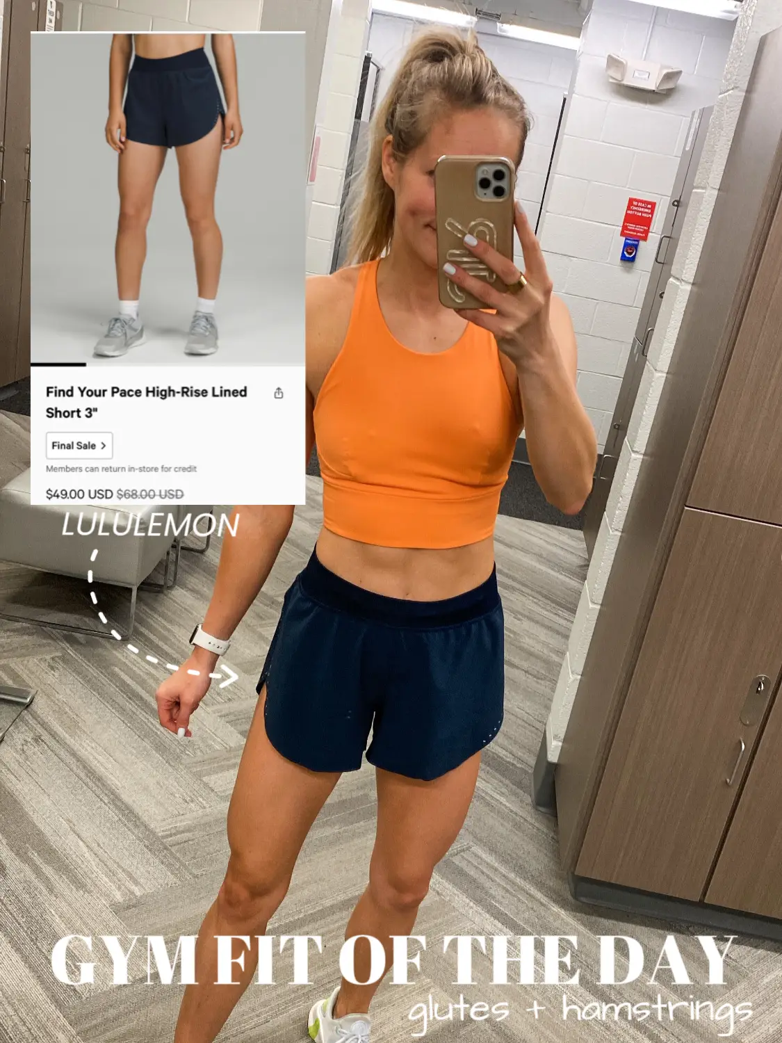Find Your Pace shorts + Flow Y bra = best duo ever : r/lululemon