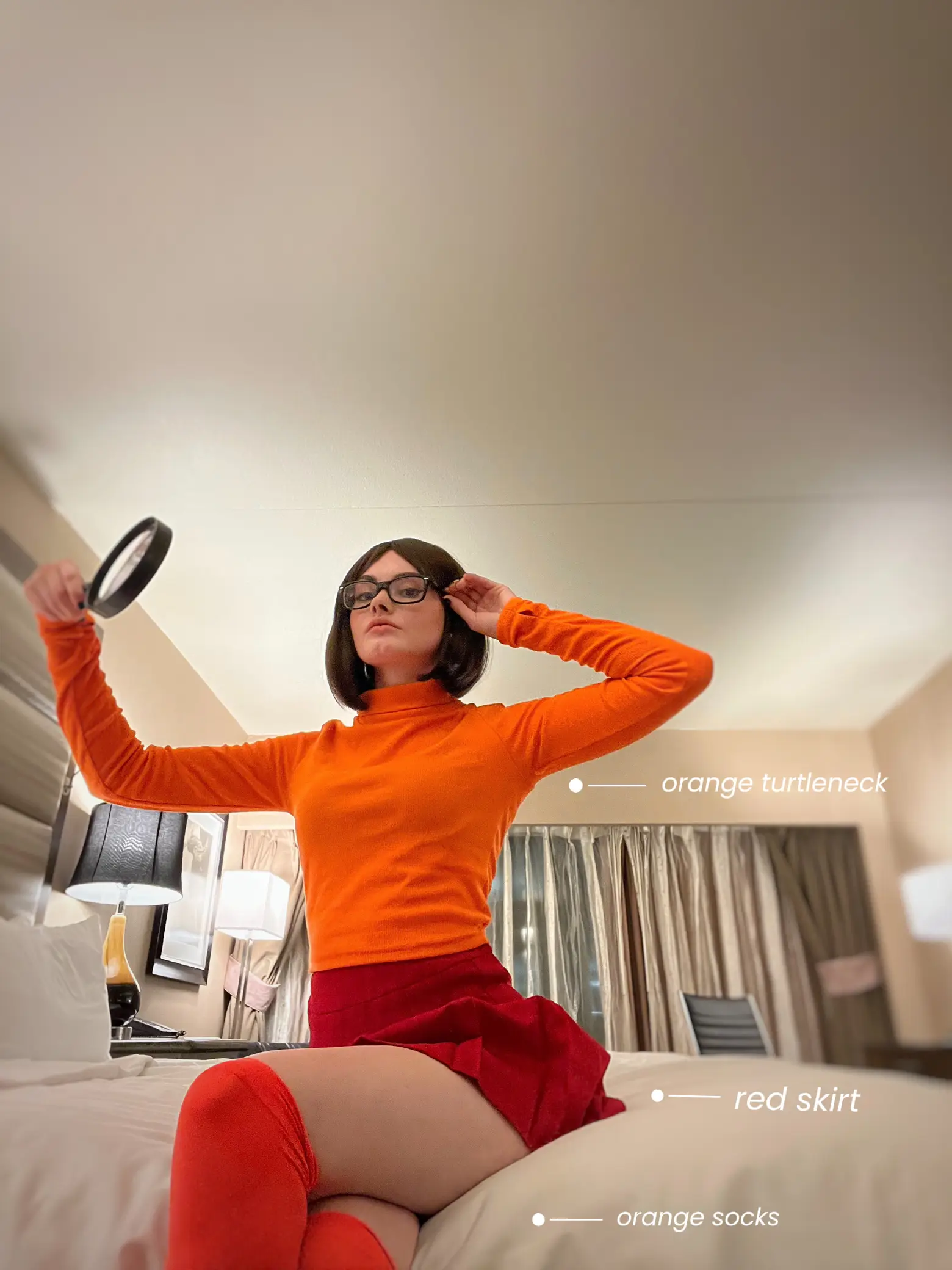 Velma Cosplay - Photo Shoot - Lydia @ Dorkalicious's Ko-fi Shop