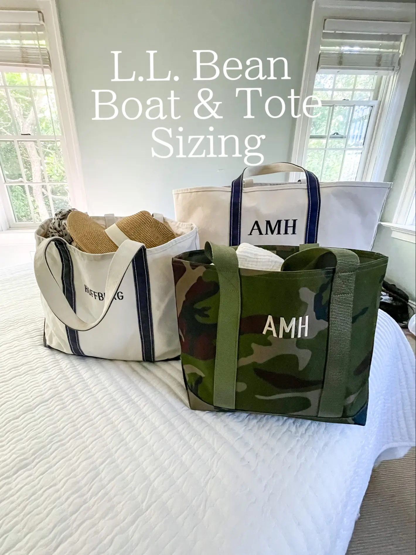 L.L. Bean Boat & Tote Sizing  Gallery posted by Allie Hoffberg