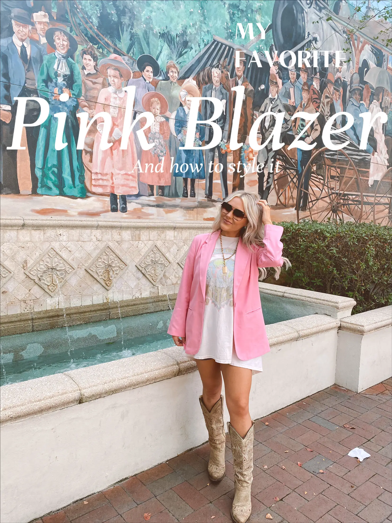 Soft Pink Linen Blend Dolman Single-Breasted Blazer - Women's Blazers