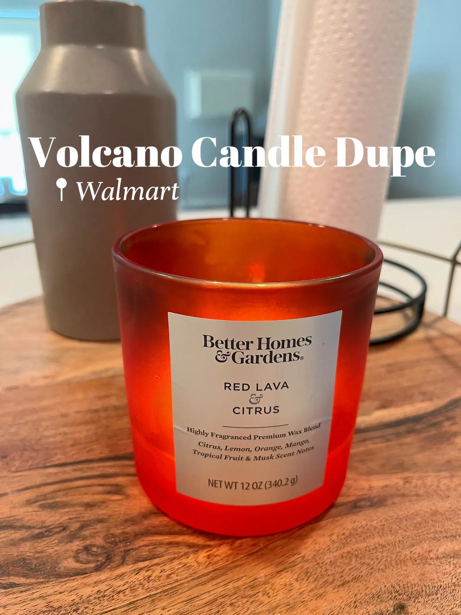 Volcano candle deals dupes